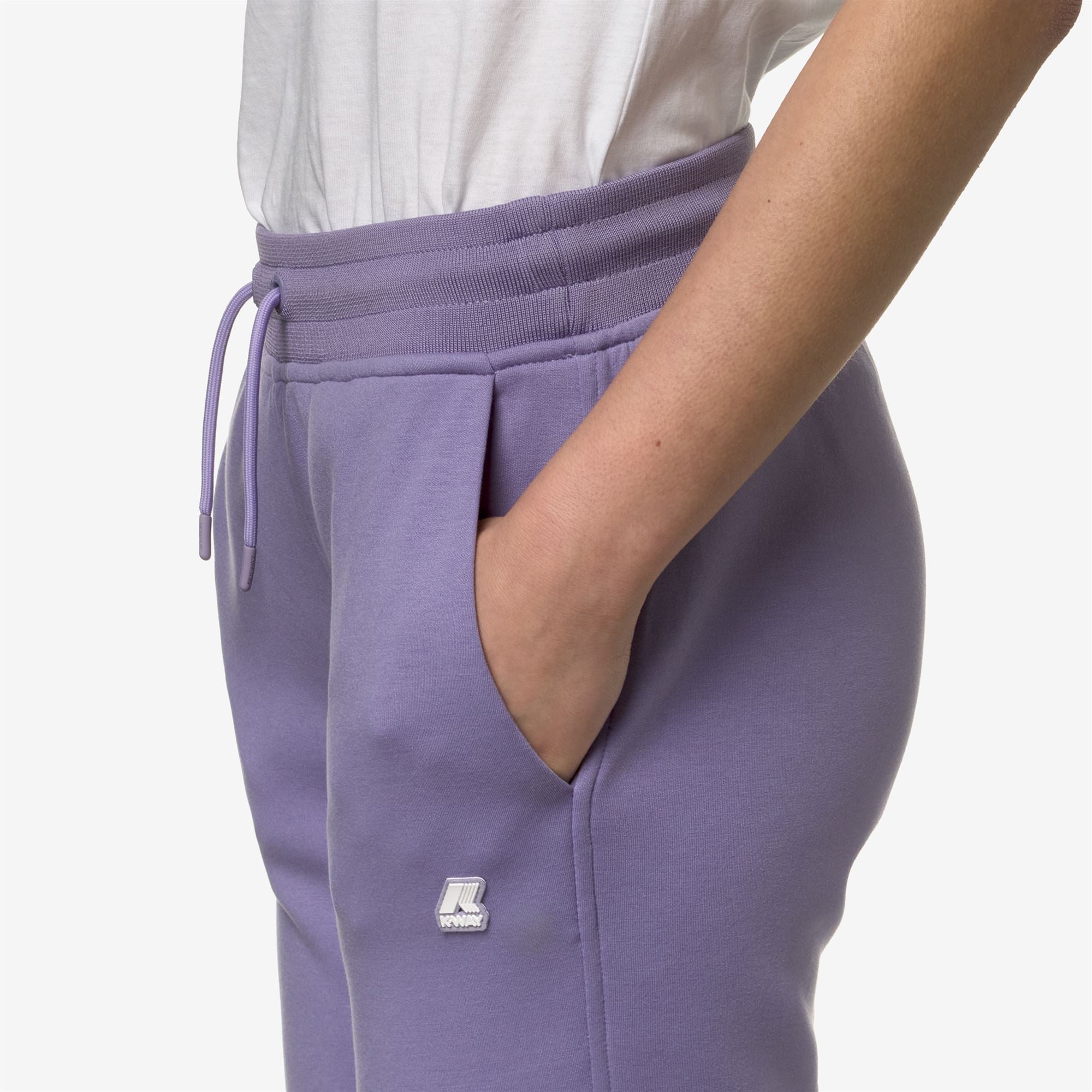 k-way-ginevra-light-spacer-pantalon-sport-femme-violet-glicine image 4
