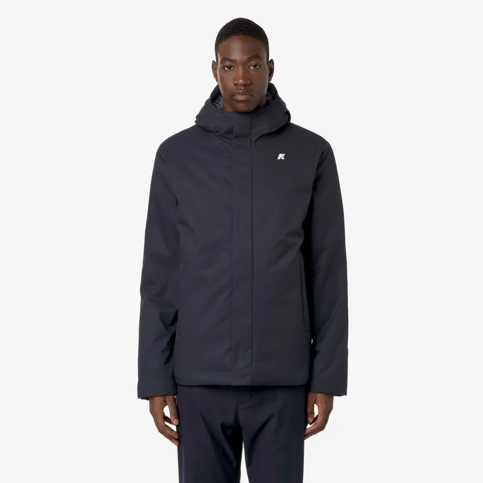 k-way-jacko-twill-marmotta-veste-courte-homme-blue-d-blue-a image 1