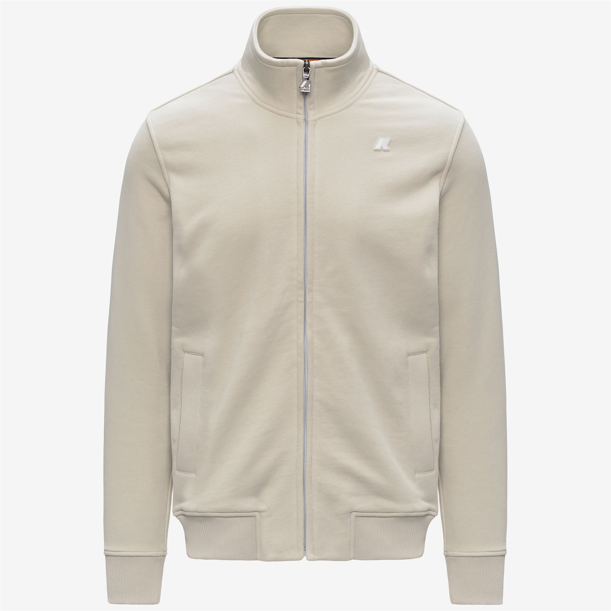 k-way-finn-french-terry-veste-polaire-homme-beige-lt image 5