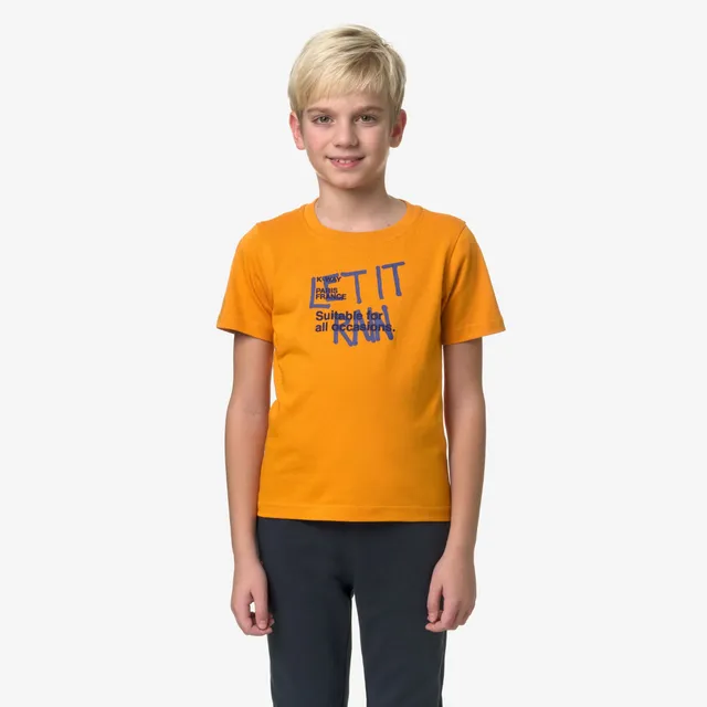 k-way-p-odom-let-it-rain-t-shirt-gar-on-orange-md image 1