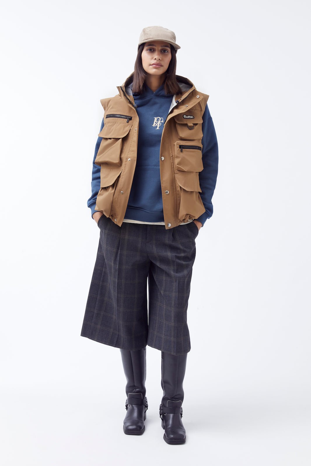 flotte-saint-cyr-veste-imperm-able-multipoches-femme-bleu-marine image 3