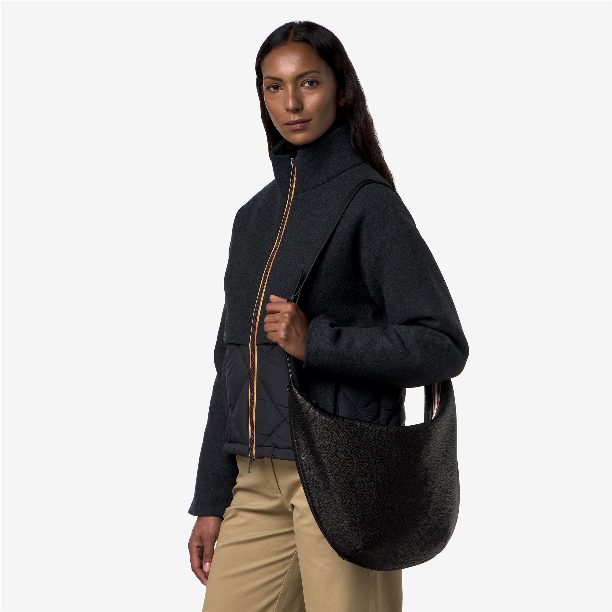 k-way-leaphee-sac-bandouli-re-femme-black-pure image 3