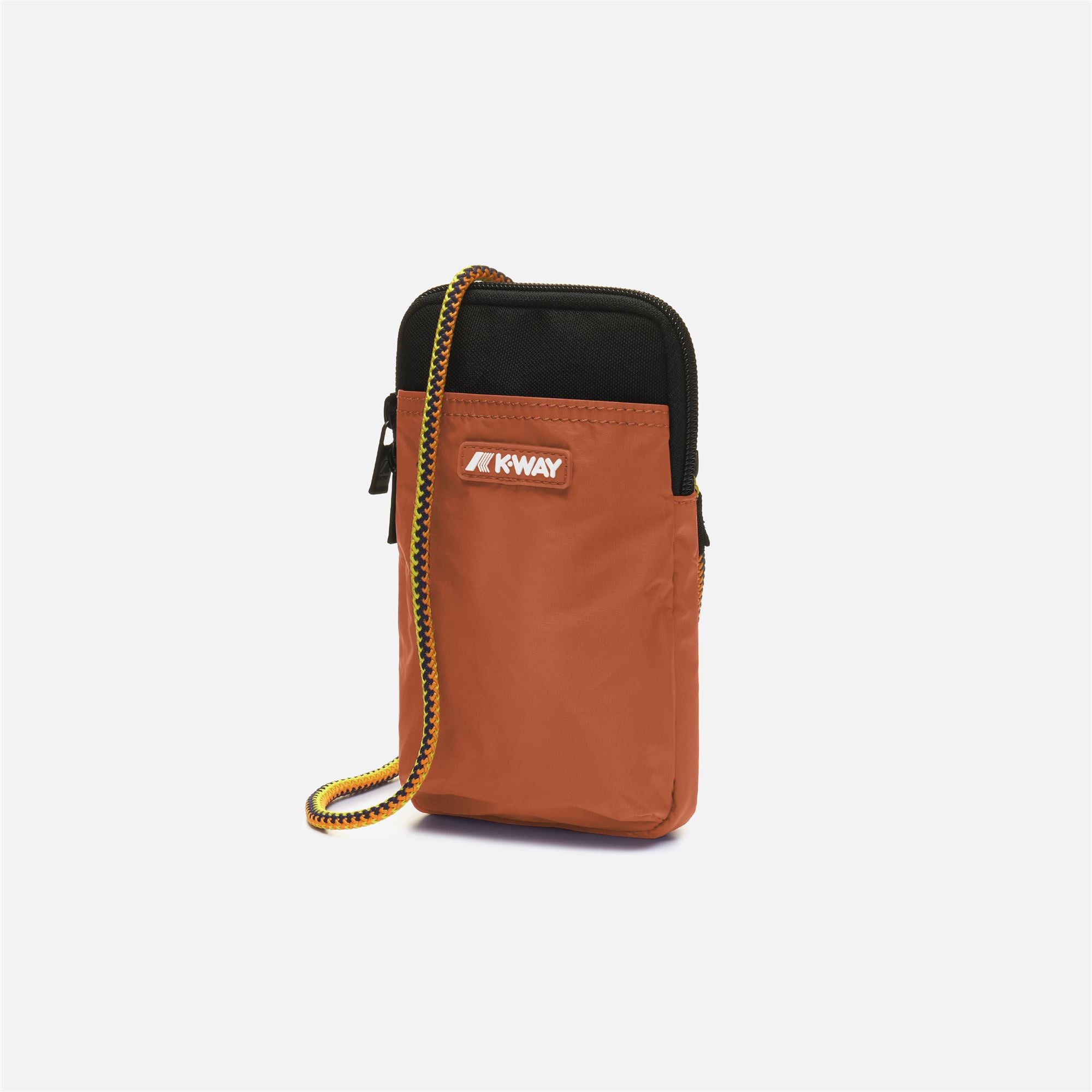 k-way-vitree-porte-smartphone-ripstop-unisexe-orange-brownish image 3