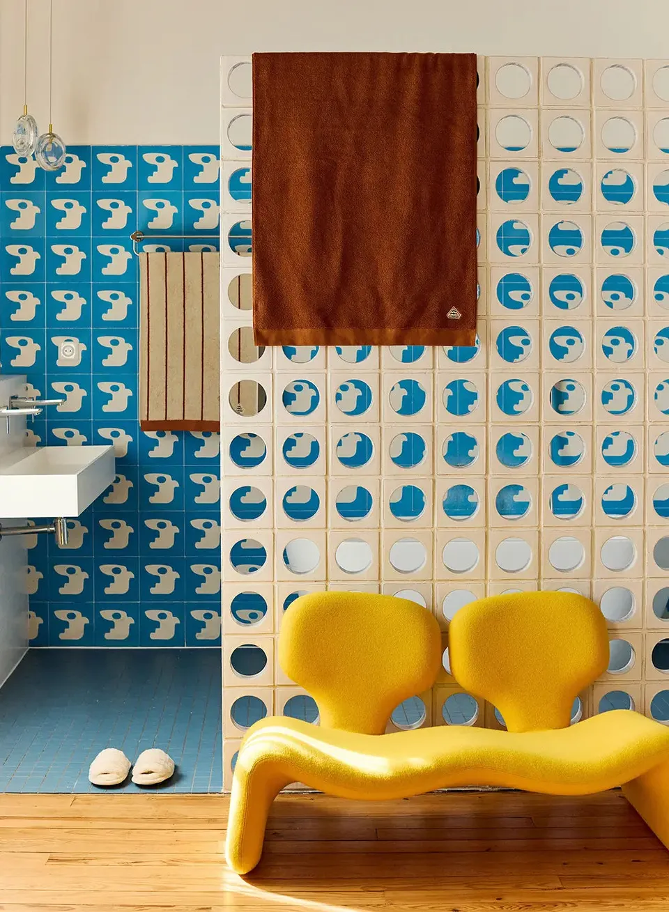 pyrenex-hana-serviette-de-toilette-terracotta image 1