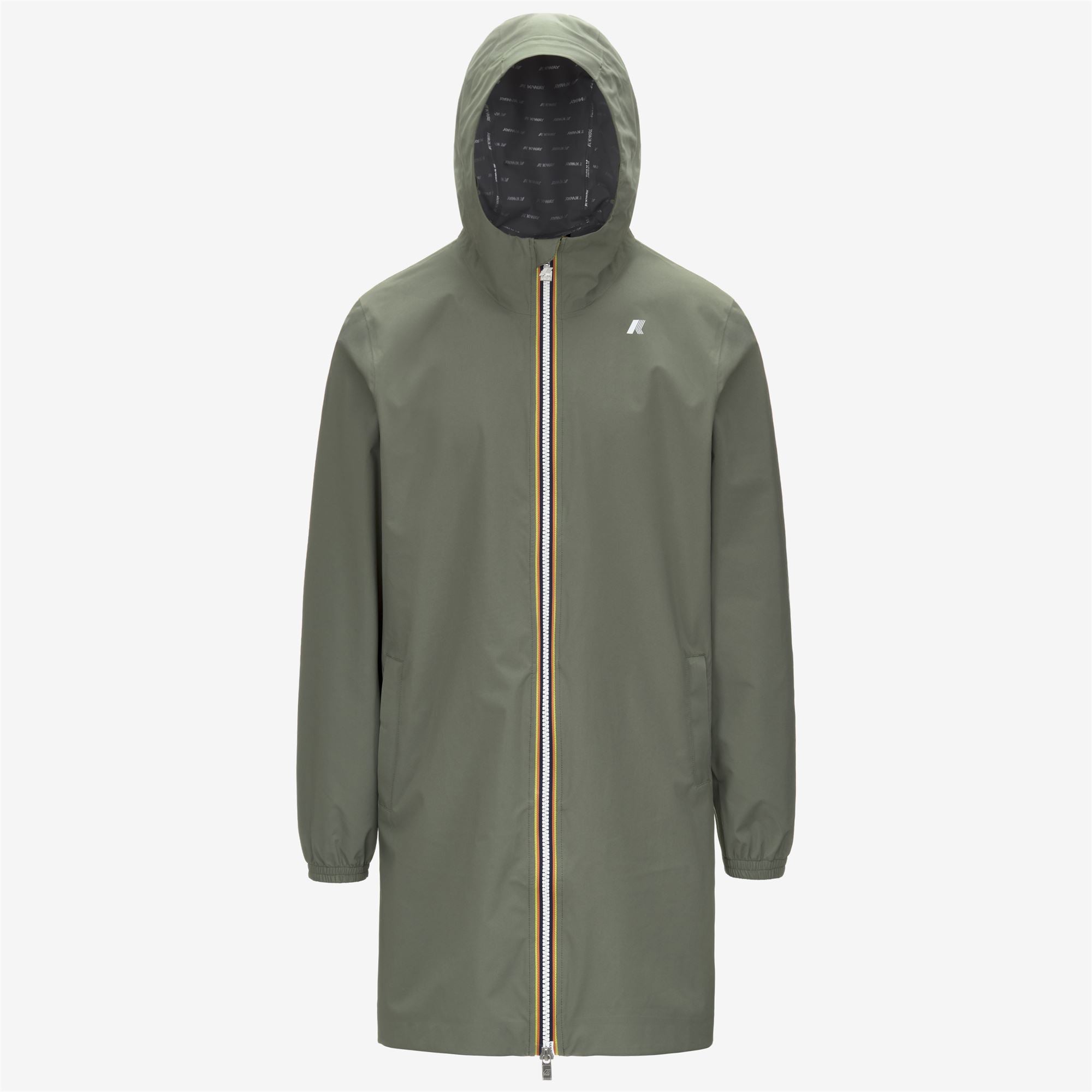 k-way-thomas-stretch-dot-veste-3-4-homme-green-lichen image 5