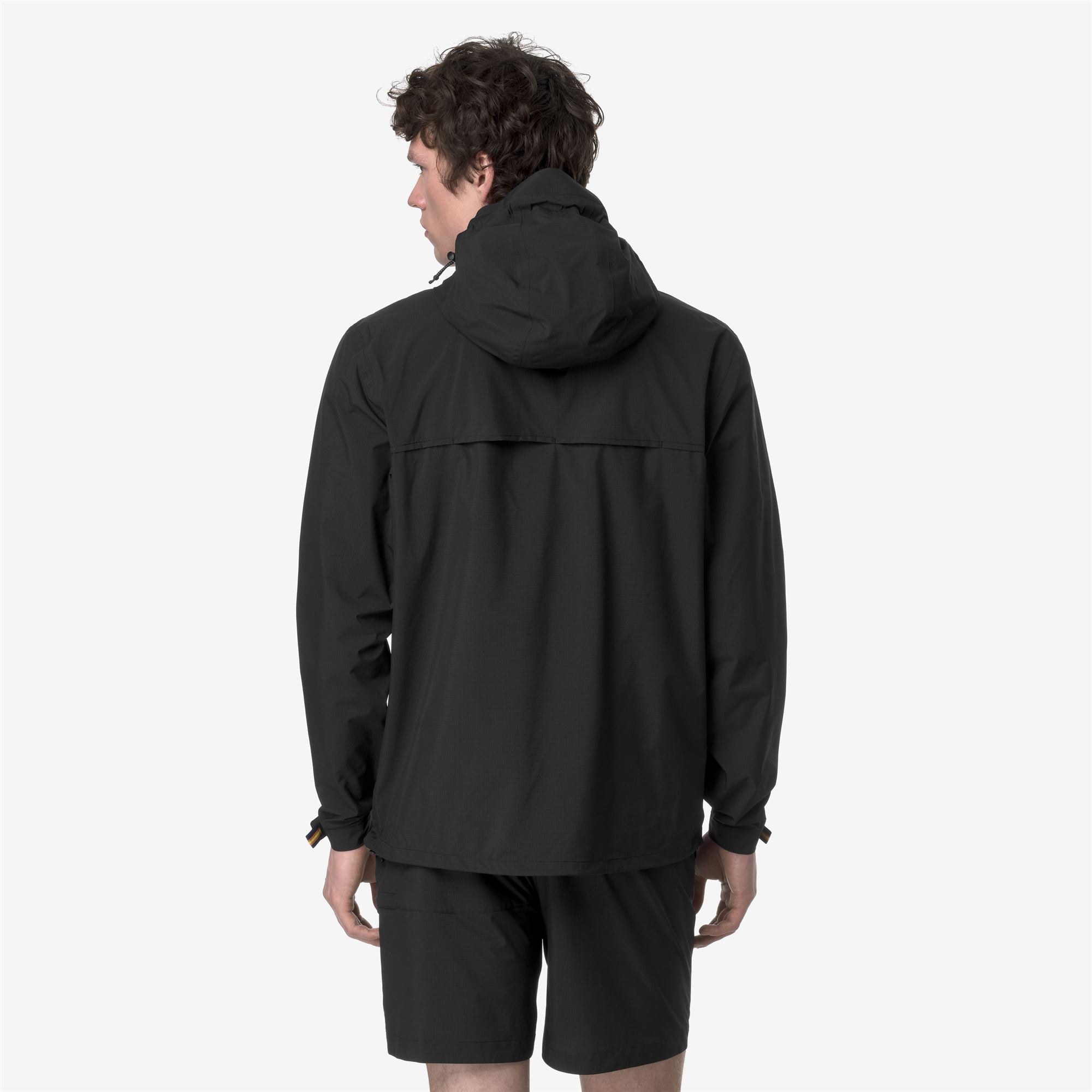 k-way-charmel-coral-gardeners-veste-capuche-imperm-able-unisexe-black-pure image 3