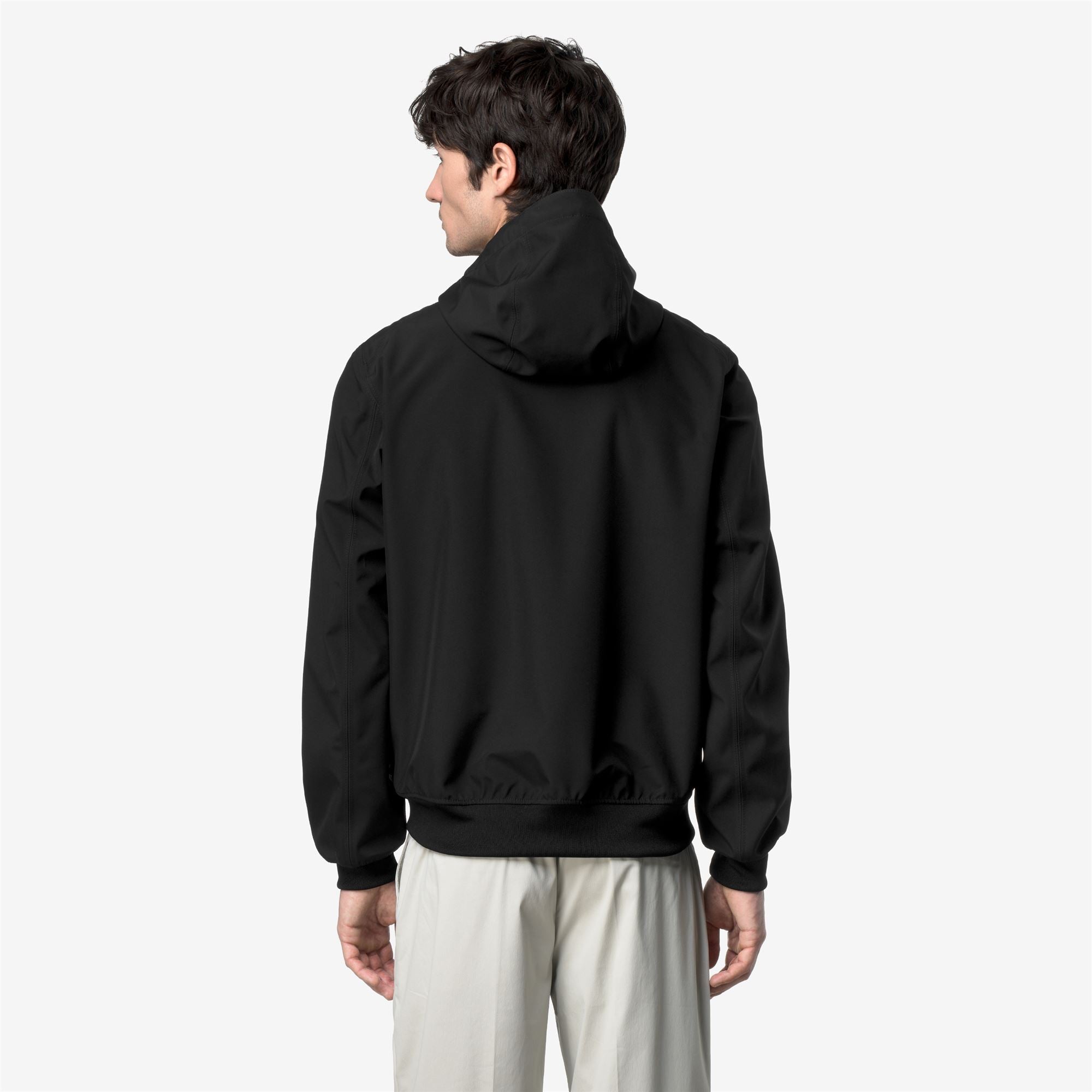 k-way-joachim-bonded-jersey-veste-courte-homme-black-pure image 3