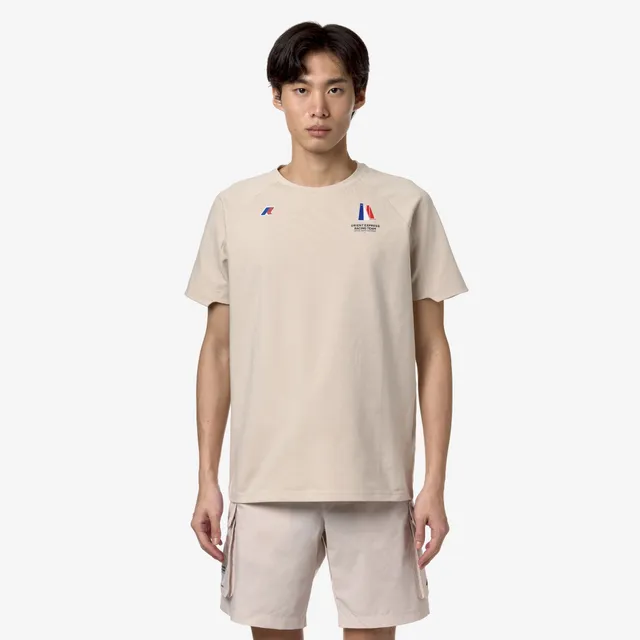 k-way-parot-orient-express-ac-t-shirt-unisexe-grey-vapor image 1