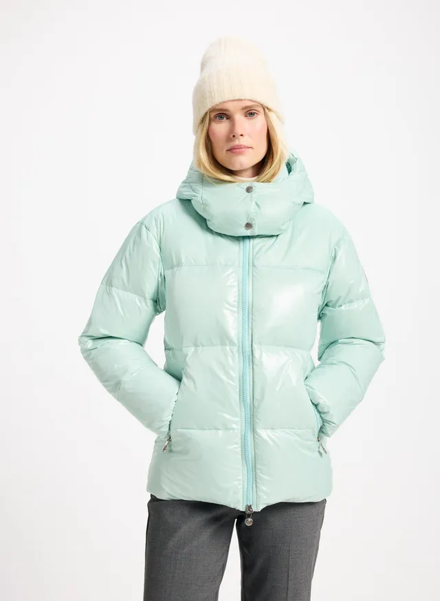 pyrenex-lively-doudoune-femme-brillante-vert-d-eau image 1