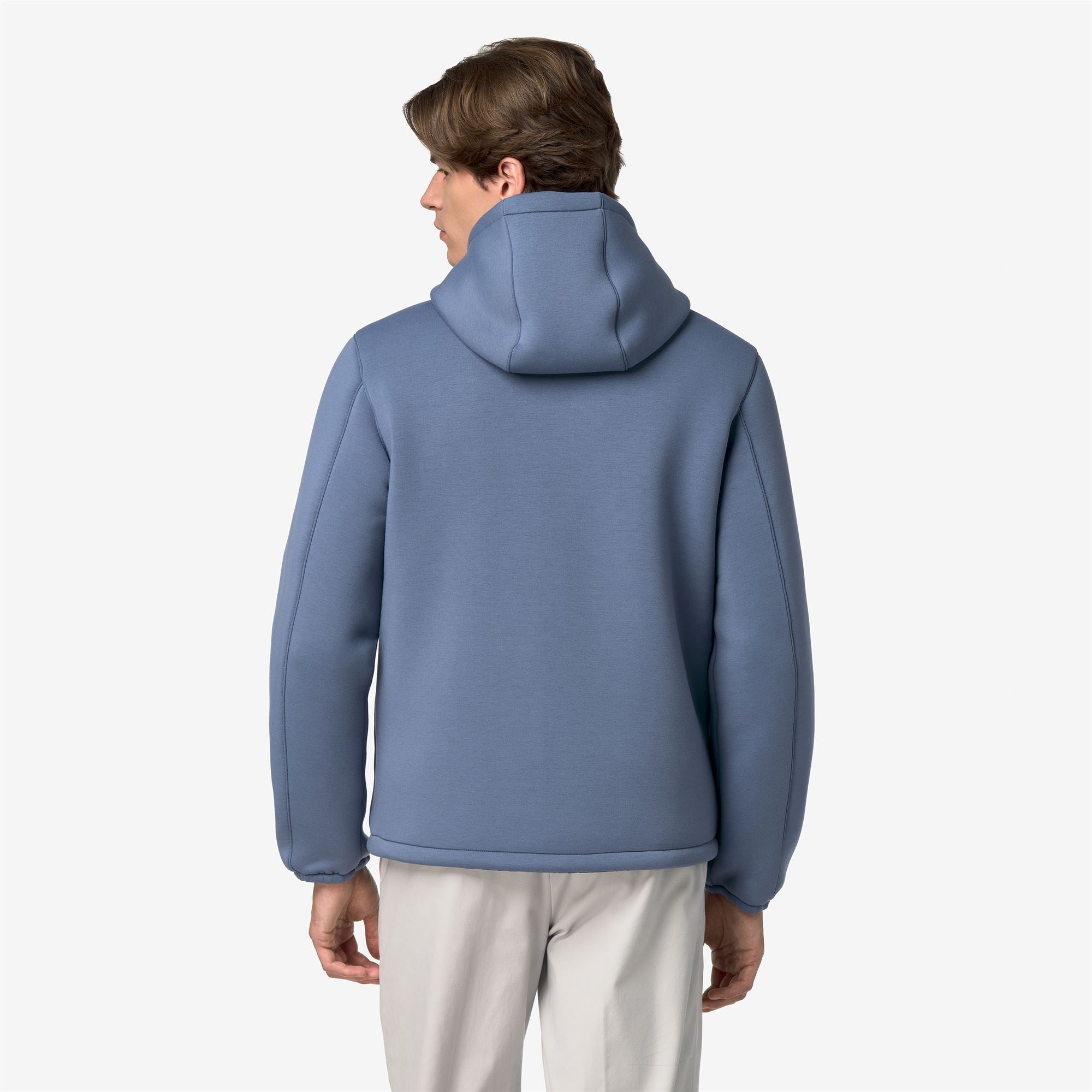 k-way-jack-spacer-nylon-double-veste-courte-r-versible-homme-blue-wild-blue-dept image 3