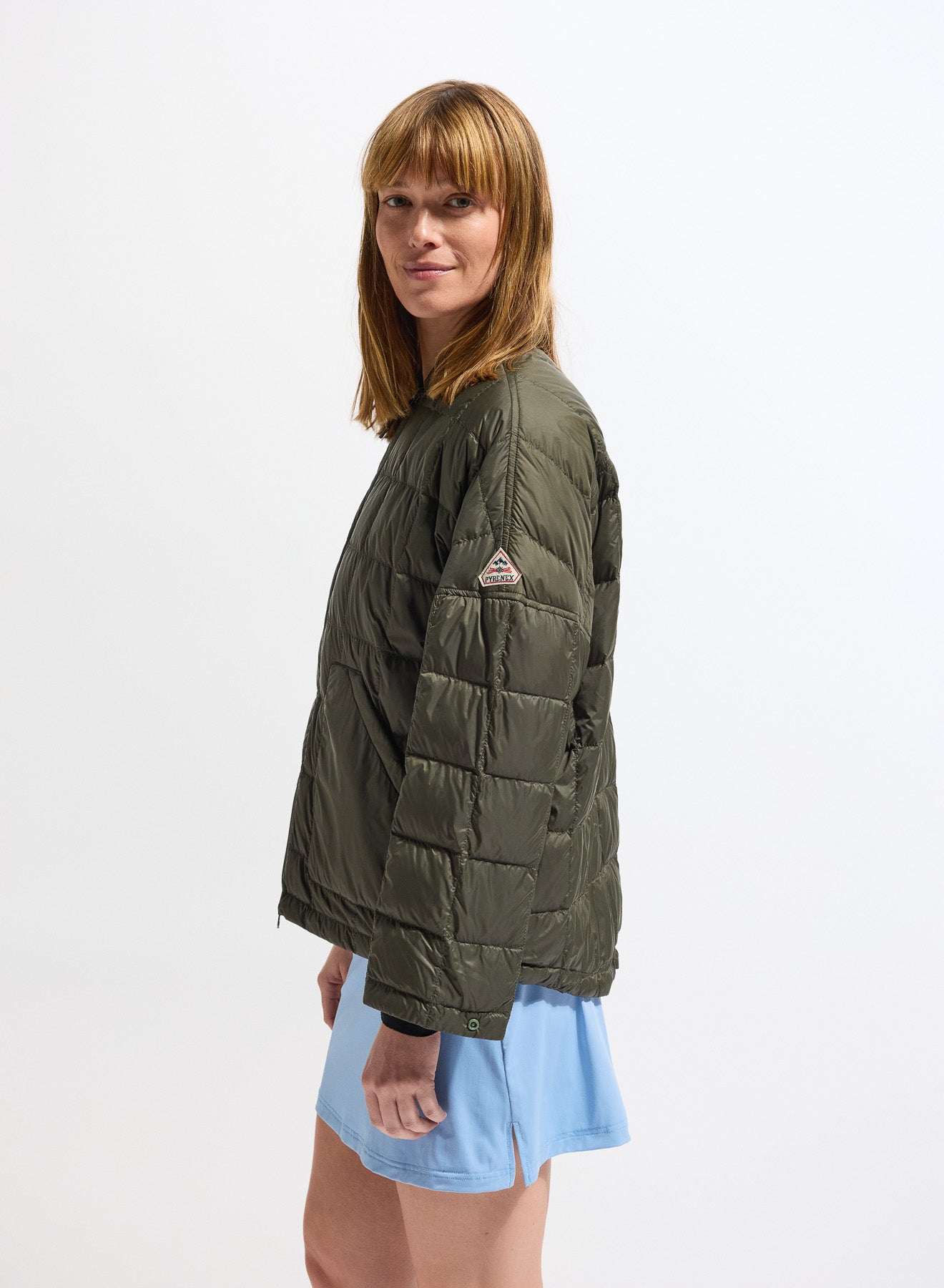 pyrenex-gypse-doudoune-l-g-re-femme-vert-kaki image 3