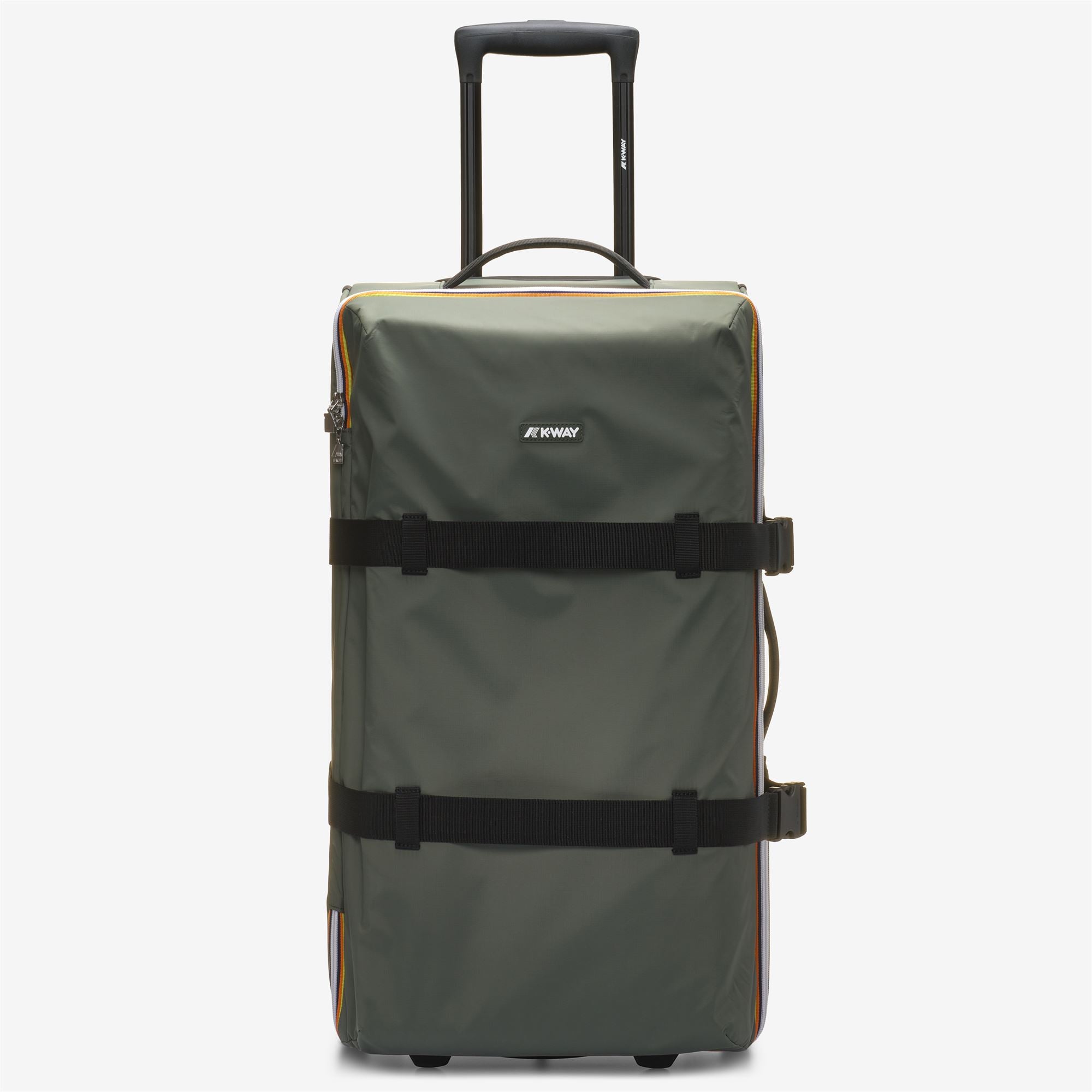 k-way-blossac-m-valise-trolley-unisexe-green-blackish-black-pure image 1