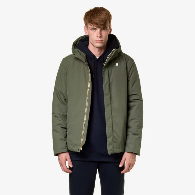 k-way-jack-ripstop-marmotta-veste-courte-homme-green-b-blue-a image 1
