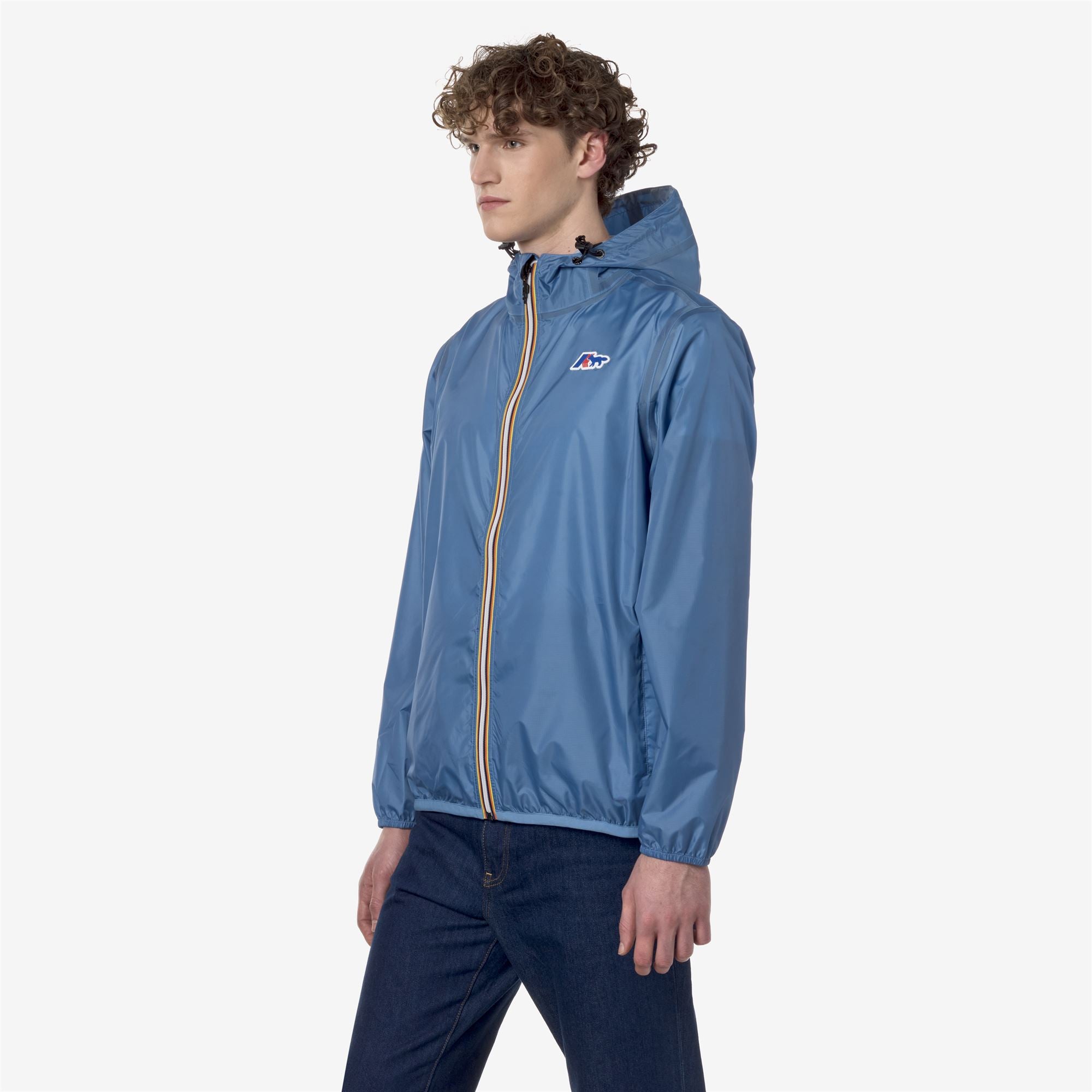 k-way-le-vrai-3-0-claude-mk-veste-mi-longue-unisexe-blue-smoked image 2