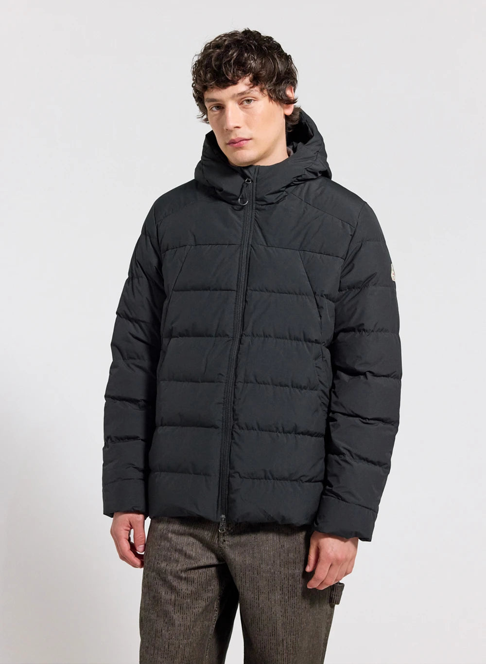 pyrenex-kepler-doudoune-capuche-homme-noire-imperm-able image 1