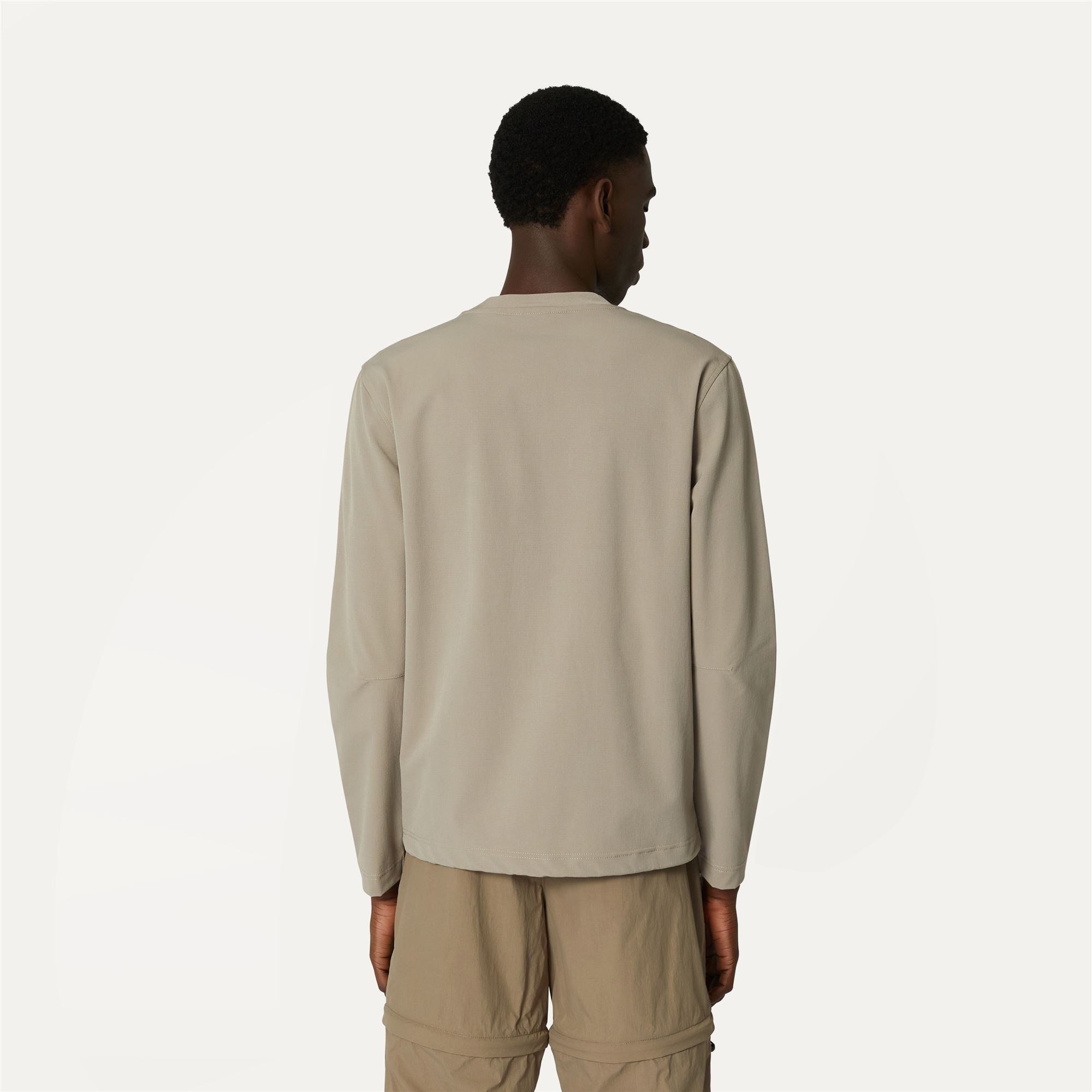 k-way-imperty-polaire-pull-unisexe-beige-taupe image 3