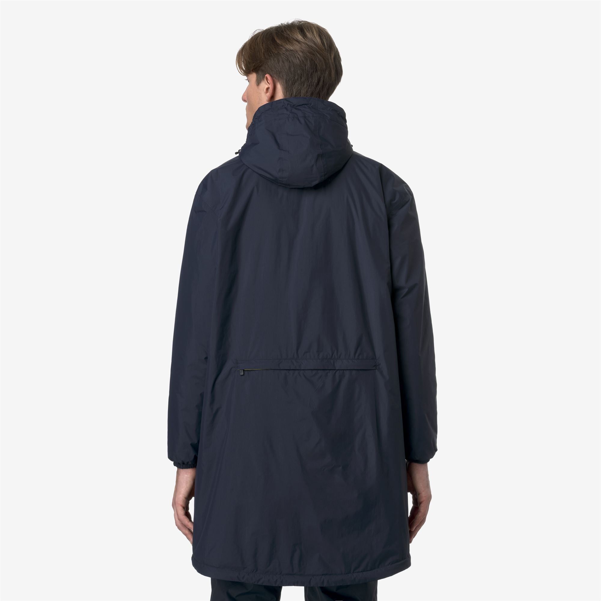 k-way-le-vrai-4-0-eiffel-east-warm-manteau-3-4-unisexe-blue-depth image 4