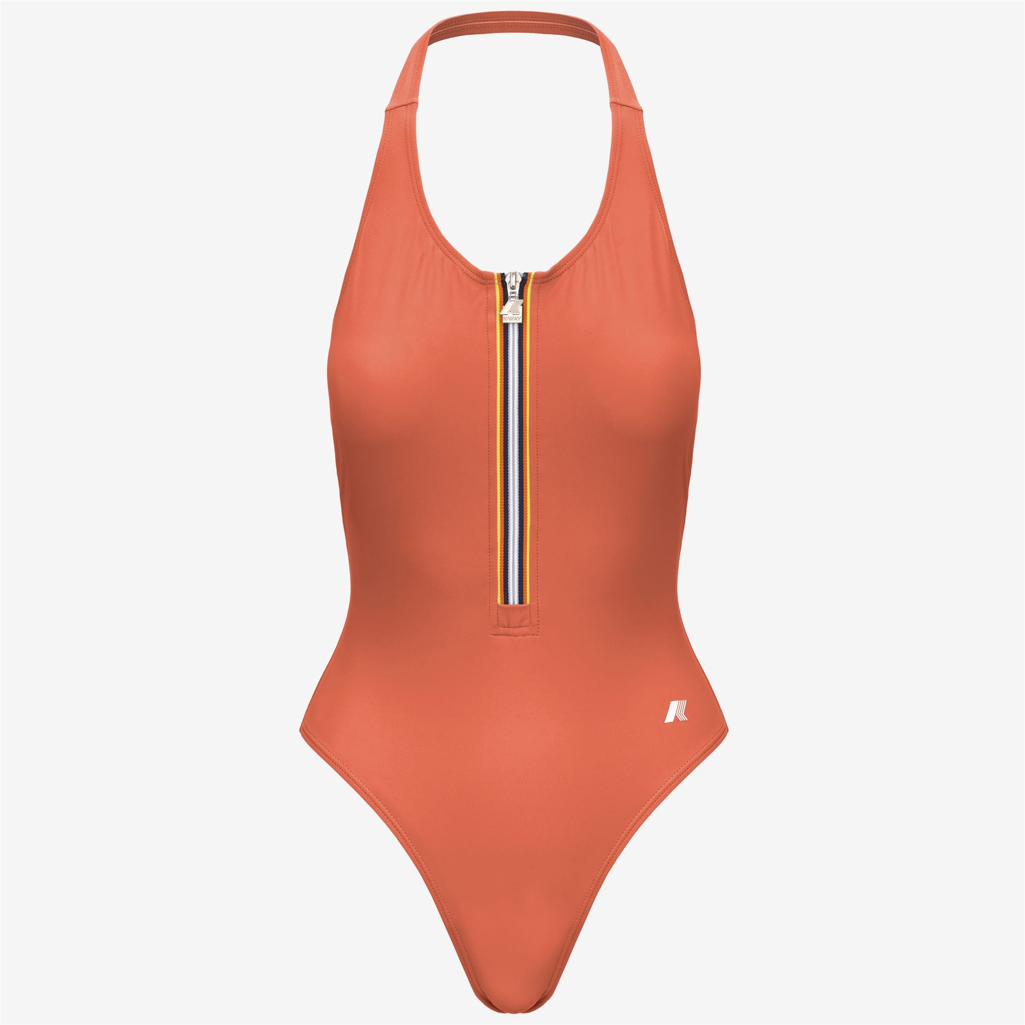 k-way-sylvie-beach-maillot-de-bain-1-pi-ce-femme-orange-brownish image 5