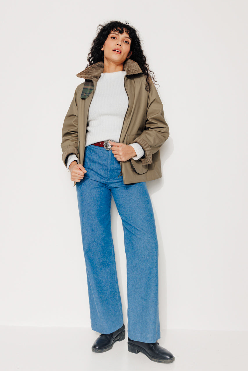 trench-coat-sorbus-imperm-able-court-oversize-en-coton-staywax-cir-beige image 1
