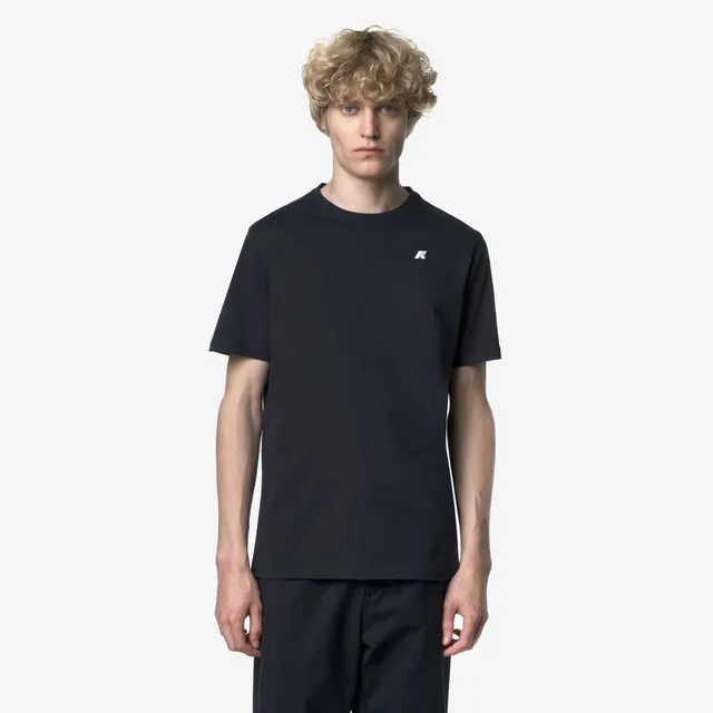 k-way-odom-jersey-peach-t-shirt-homme-blue-depth image 1