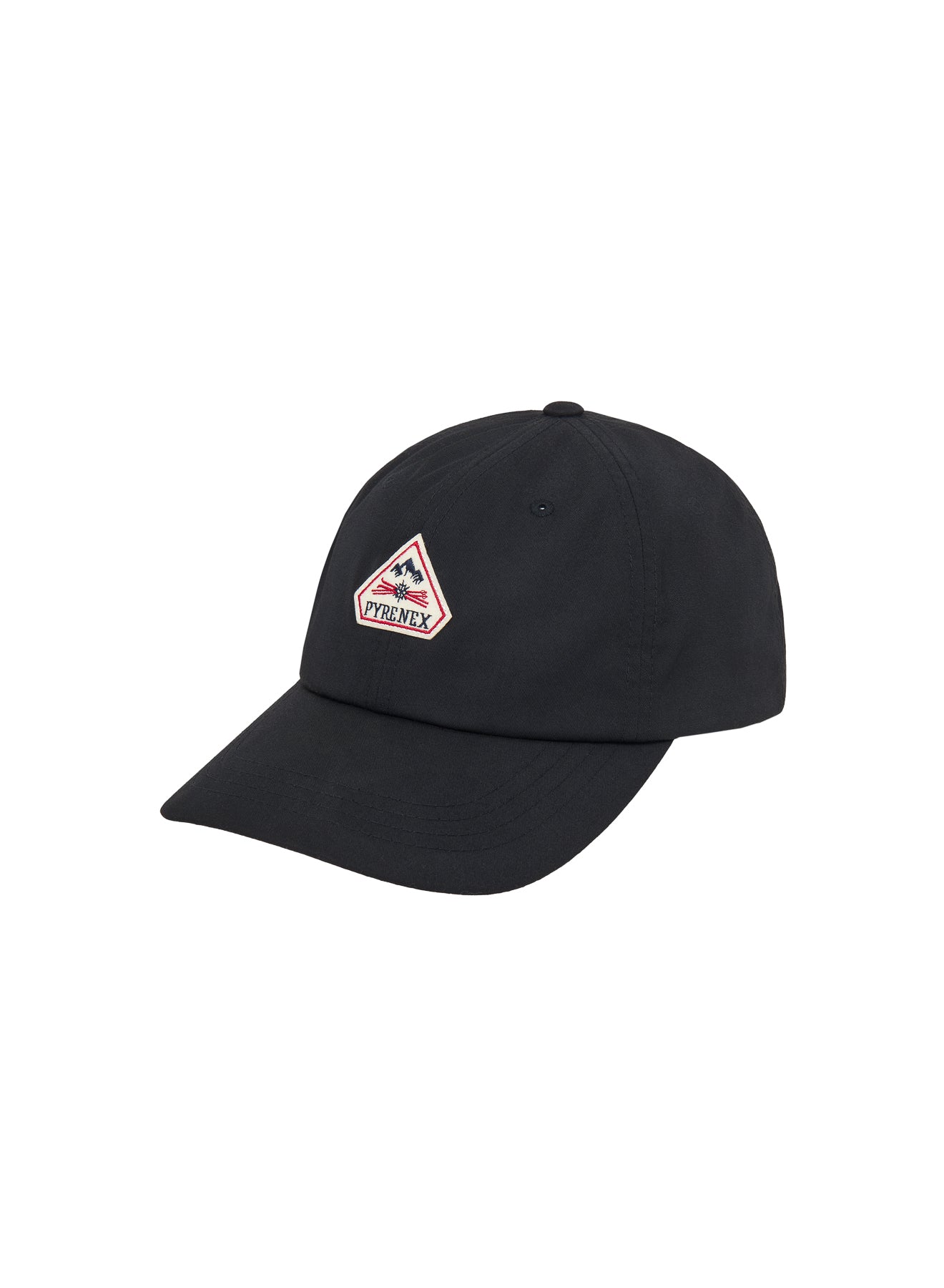 pyrenex-isard-casquette-unisexe-noire-logo-brod image 2