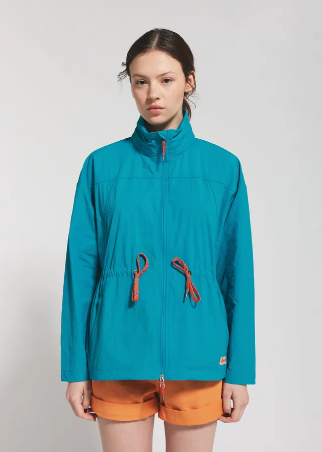 pyrenex-climb-coupe-vent-court-femme-turquoise image 1