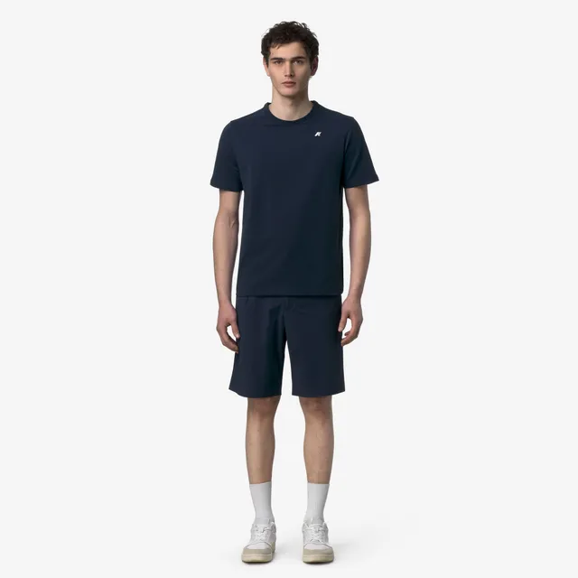 k-way-adame-light-stretch-jersey-t-shirt-homme-blue-insignia image 1