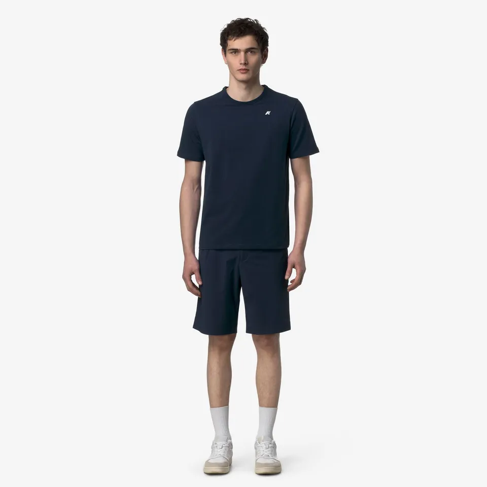 k-way-adame-light-stretch-jersey-t-shirt-homme-blue-insignia image 1