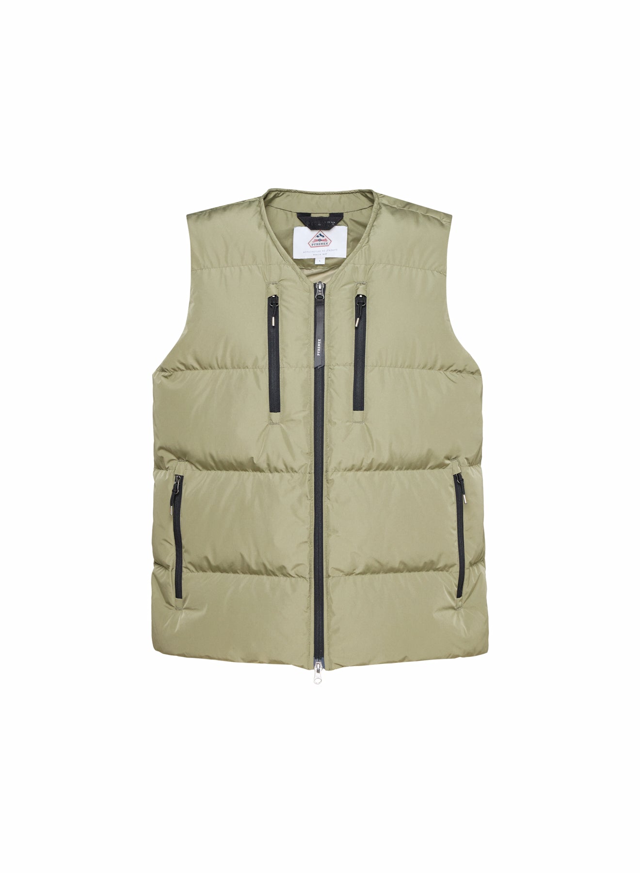 pyrenex-solace-doudoune-sans-manches-homme-kaki-clair image 4