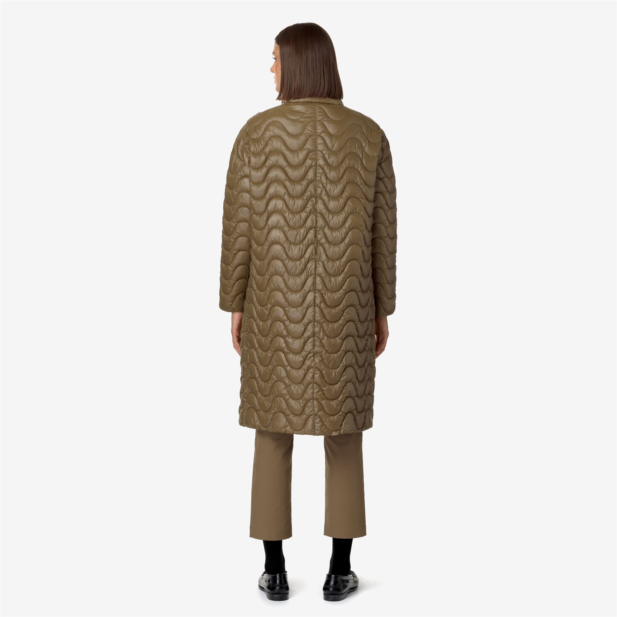 k-way-sonja-quilted-warm-veste-longue-femme-brown-corda image 3
