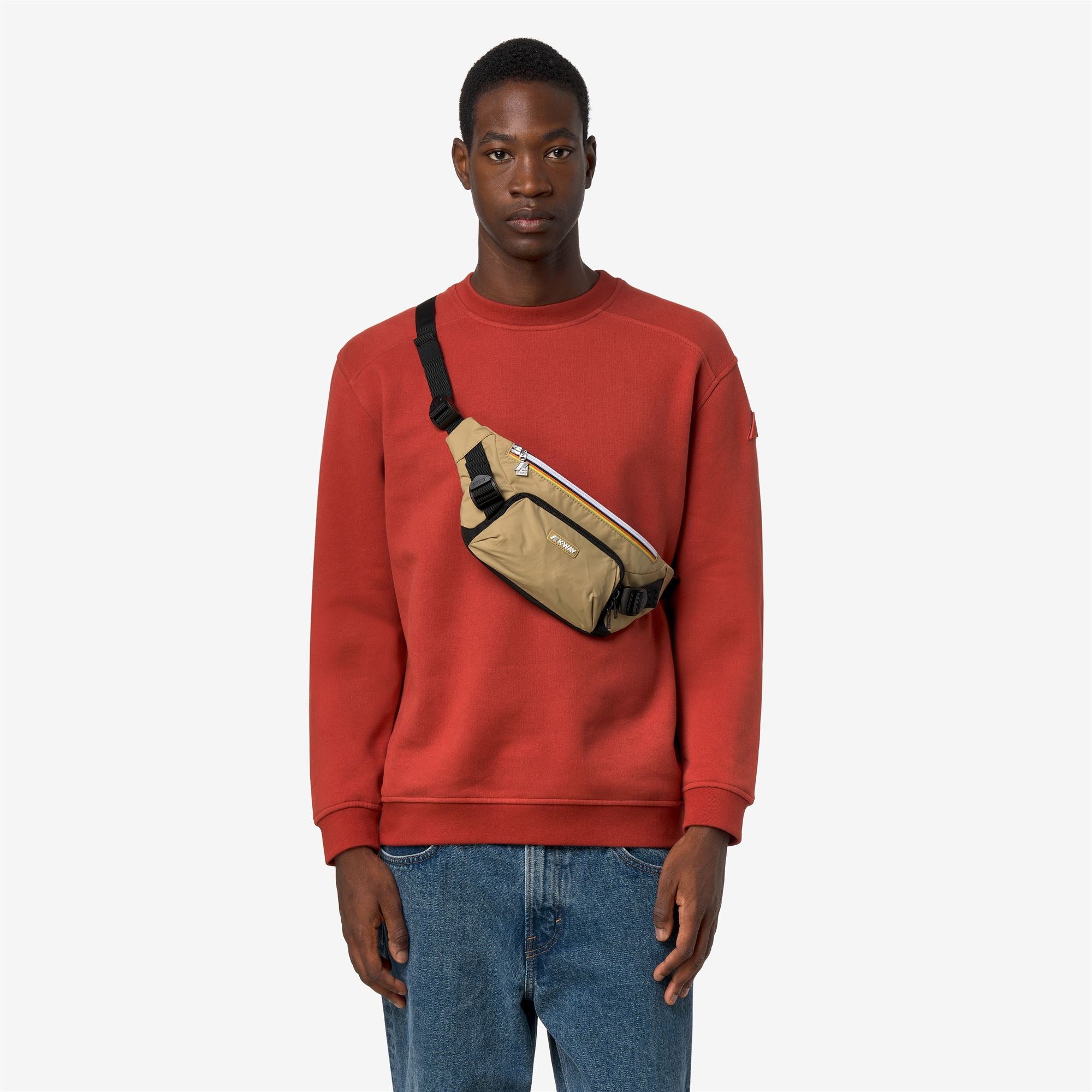 k-way-fericy-s-sac-banane-unisexe-beige-khaki image 3