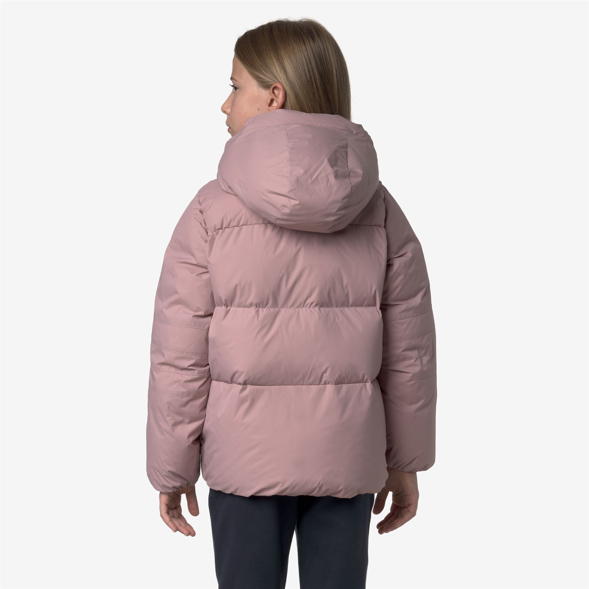 k-way-le-vrai-4-0-aurele-heavy-warm-doudoune-enfant-rose-pinkish image 3