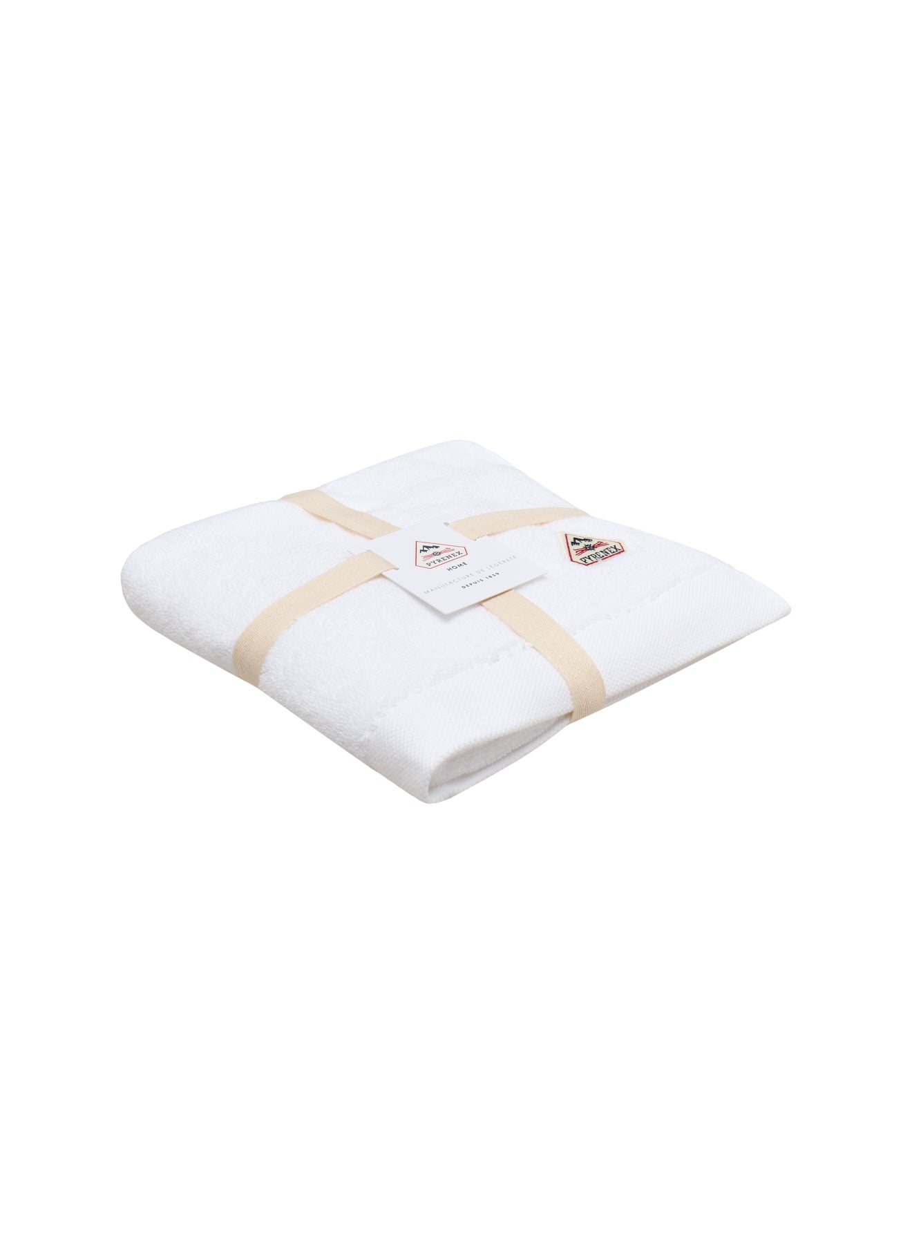 hana-serviette-de-toilette-blanche-100-coton-600-g-m image 2