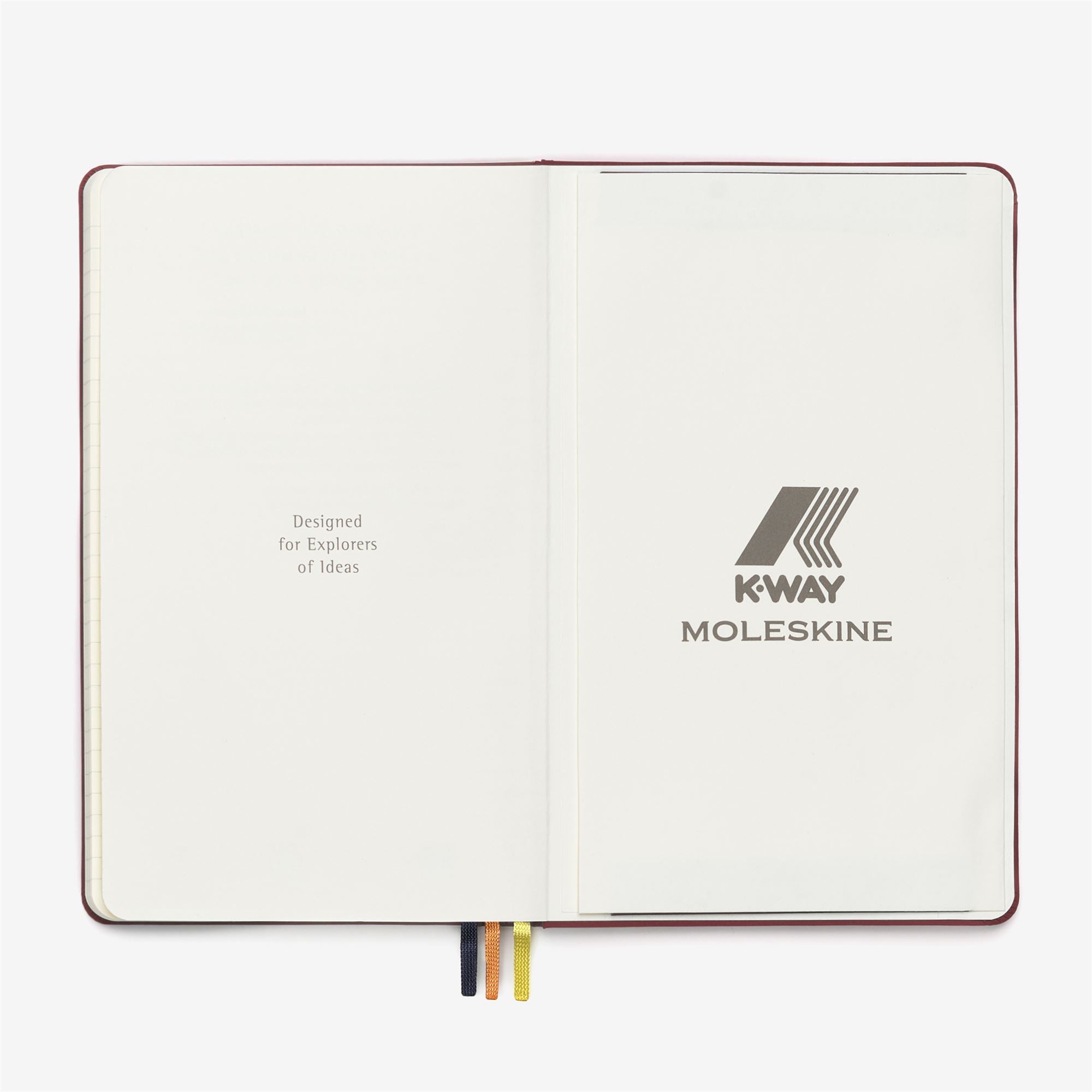 k-way-notebook-moleskine-for-k-way-carnet-cahier-unisexe-red-syrah image 4