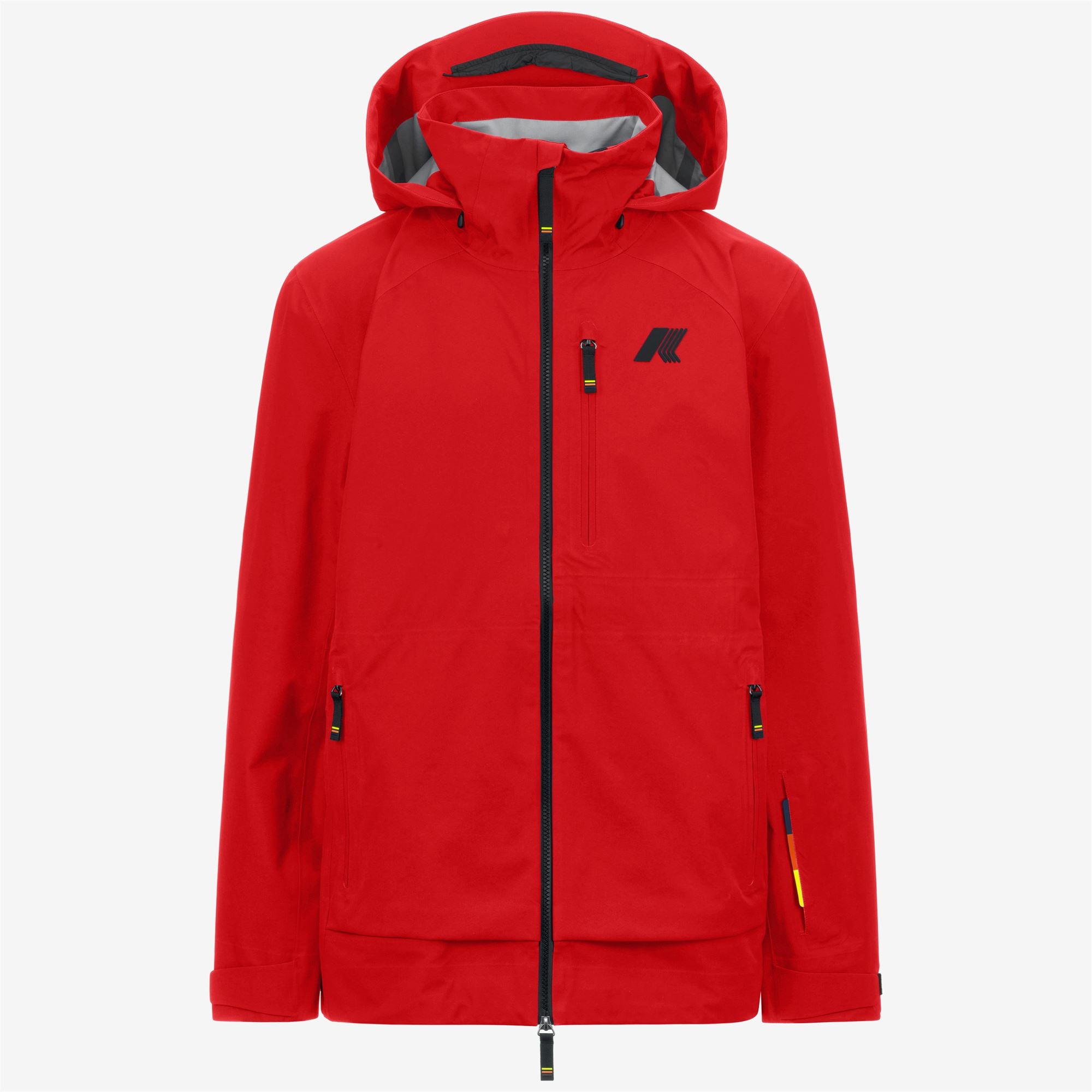 k-way-bozel-3-layers-shell-jacket-veste-mi-longue-homme-red image 5