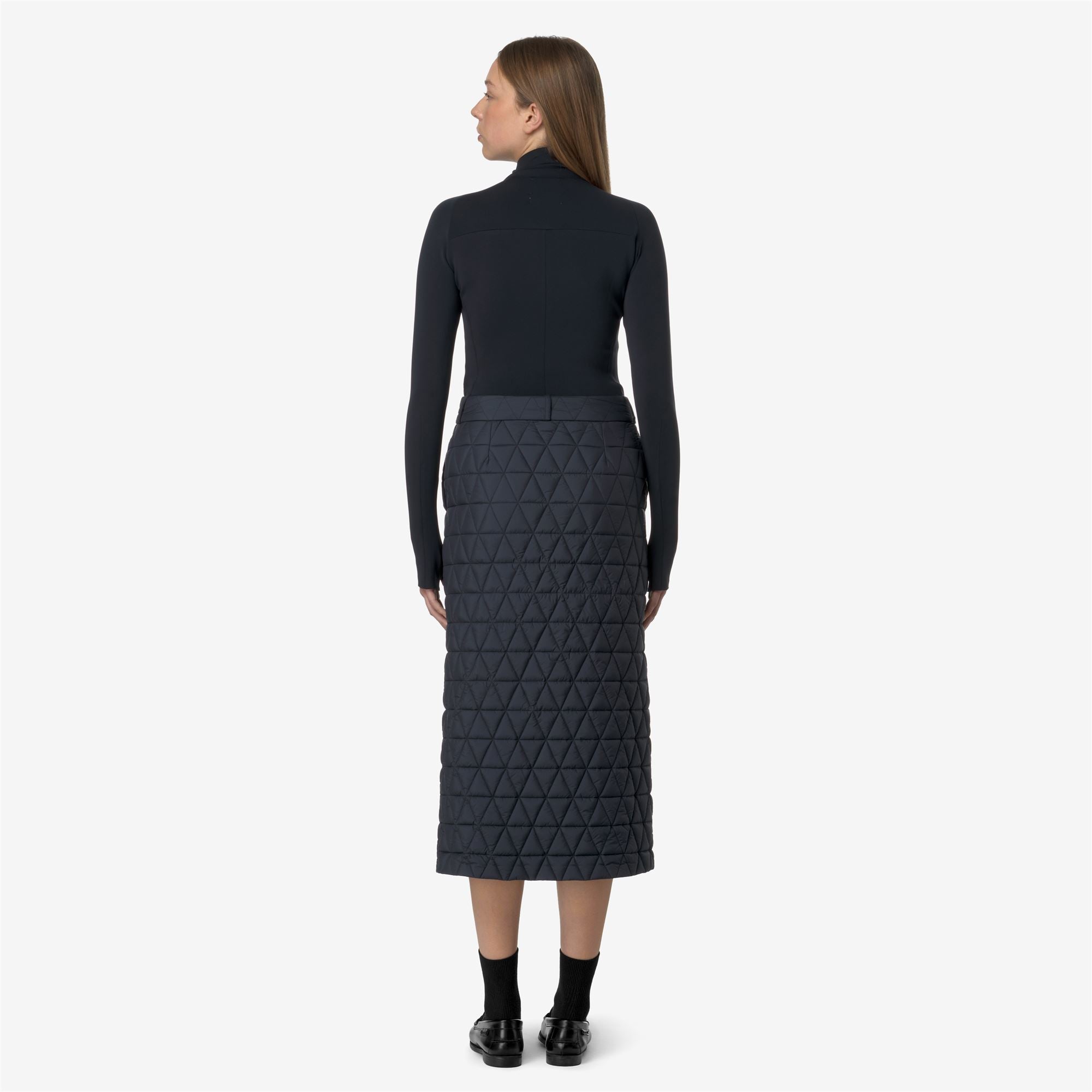 k-way-maralie-tech-thermo-light-jupe-longue-femme-black-ash image 3