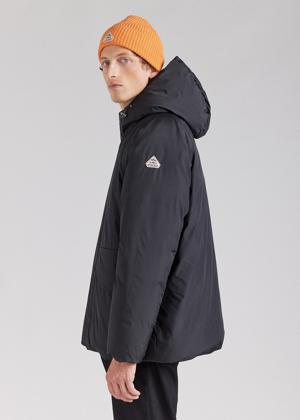 pyrenex-covert-parka-courte-homme-duvet-black image 3