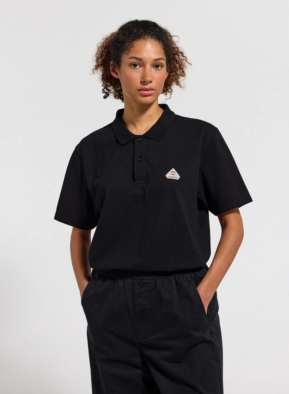 pyrenex-cobalt-polo-homme-coton-biologique-noir image 2