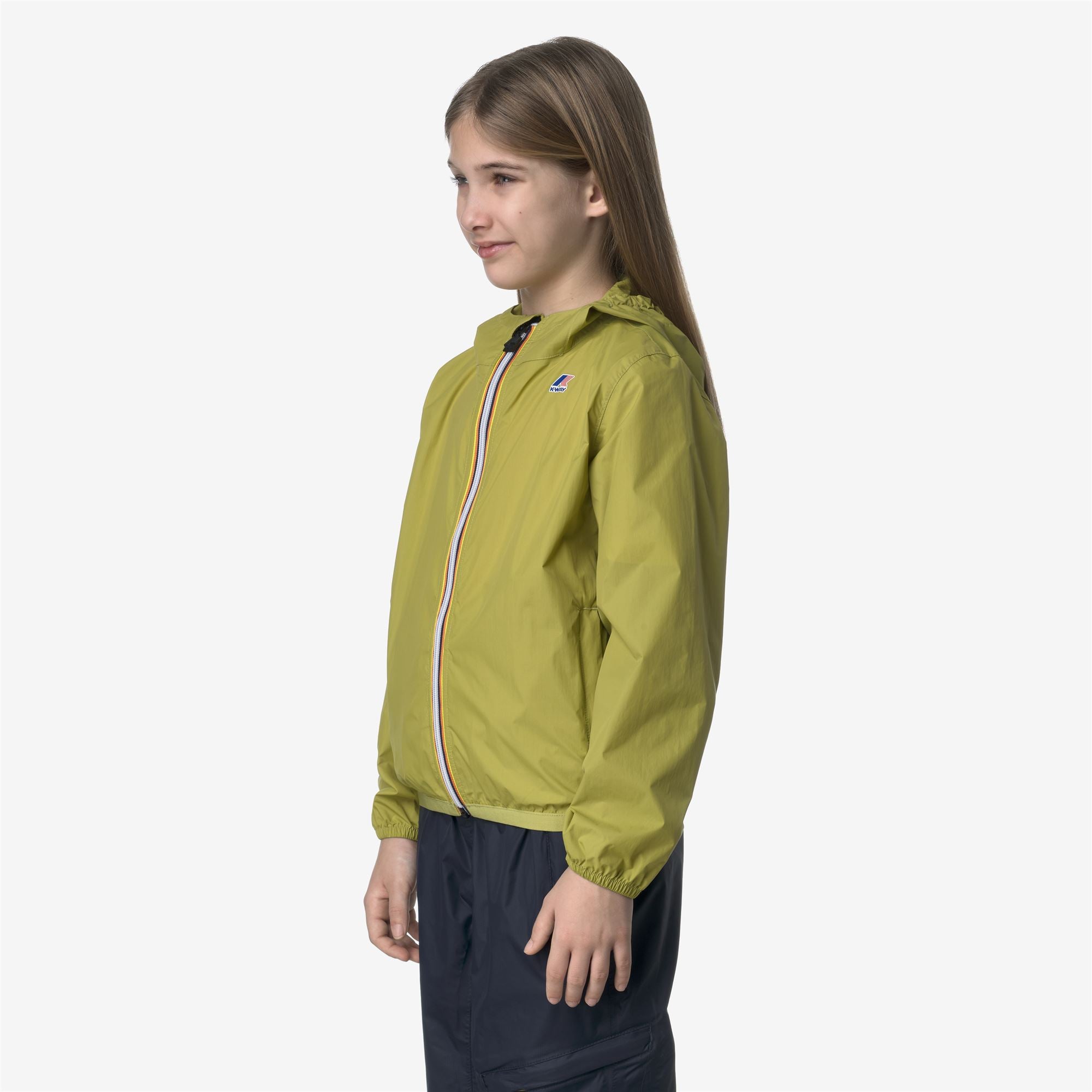 k-way-le-vrai-4-0-claude-veste-mi-longue-enfant-unisexe-green-moss image 2