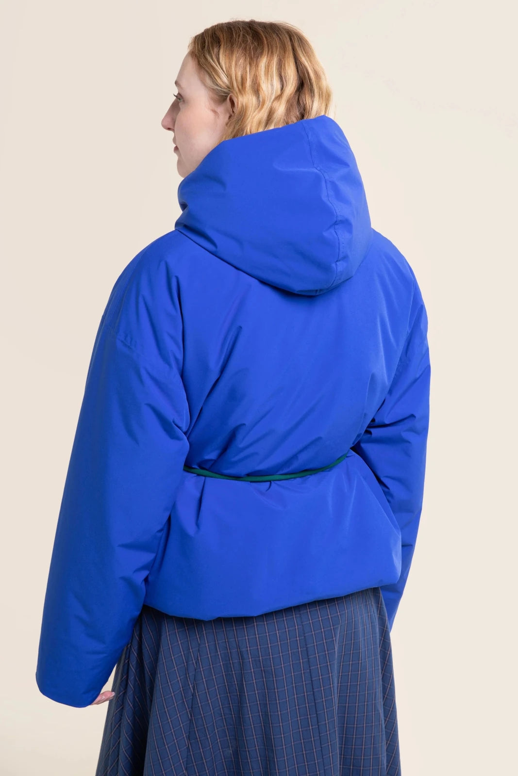 flotte-cl-ry-doudoune-cache-c-ur-courte-oversize-bleu-roi image 5