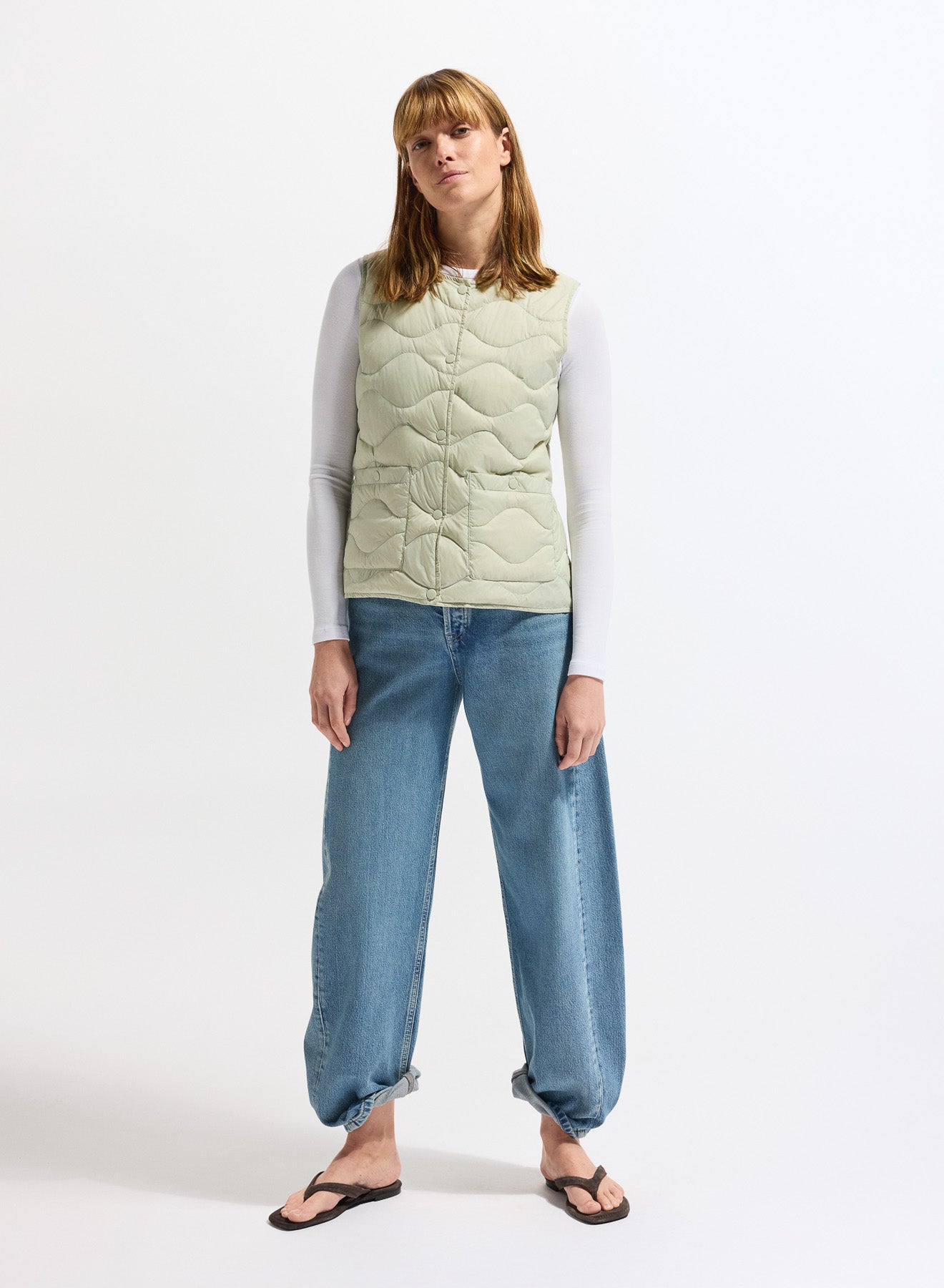 pyrenex-orite-vest-gilet-sans-manches-femme-verte-pastel-ultra-l-ger image 6