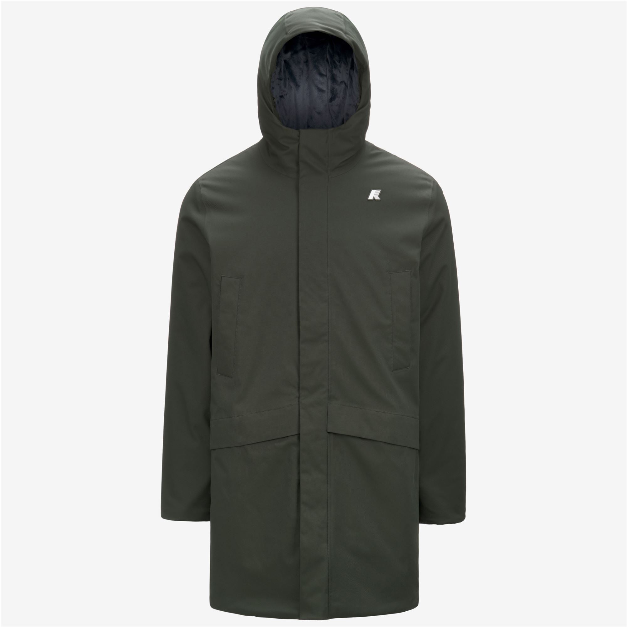 k-way-jarno-twill-marmotta-veste-3-4-homme-green-b-blue-a image 5