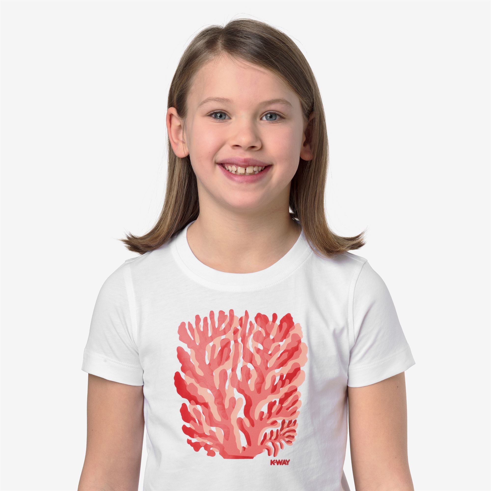 k-way-p-melis-corail-jersey-t-shirt-fille-white-white image 4