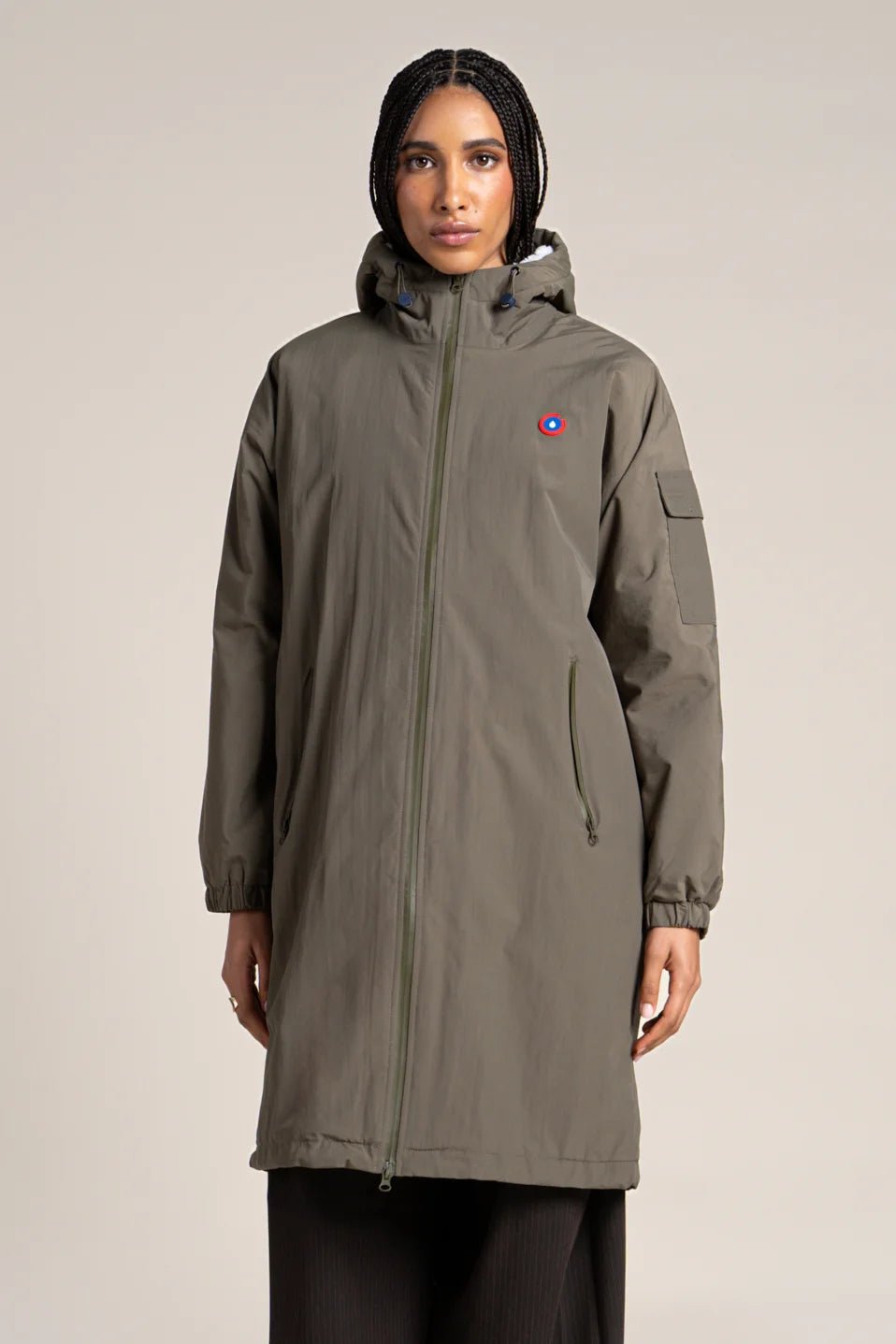 flotte-turenne-parka-longue-doubl-e-polaire-imperm-able image 5