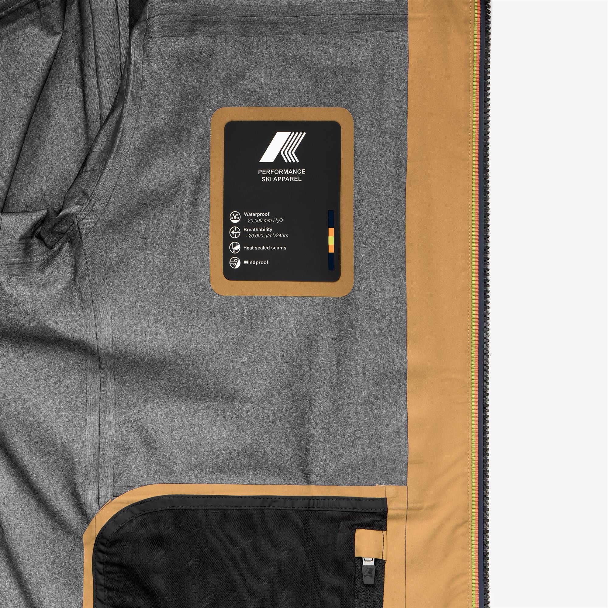 k-way-ollie-3l-scotty-james-veste-ski-milieu-homme-brown-bistre image 2