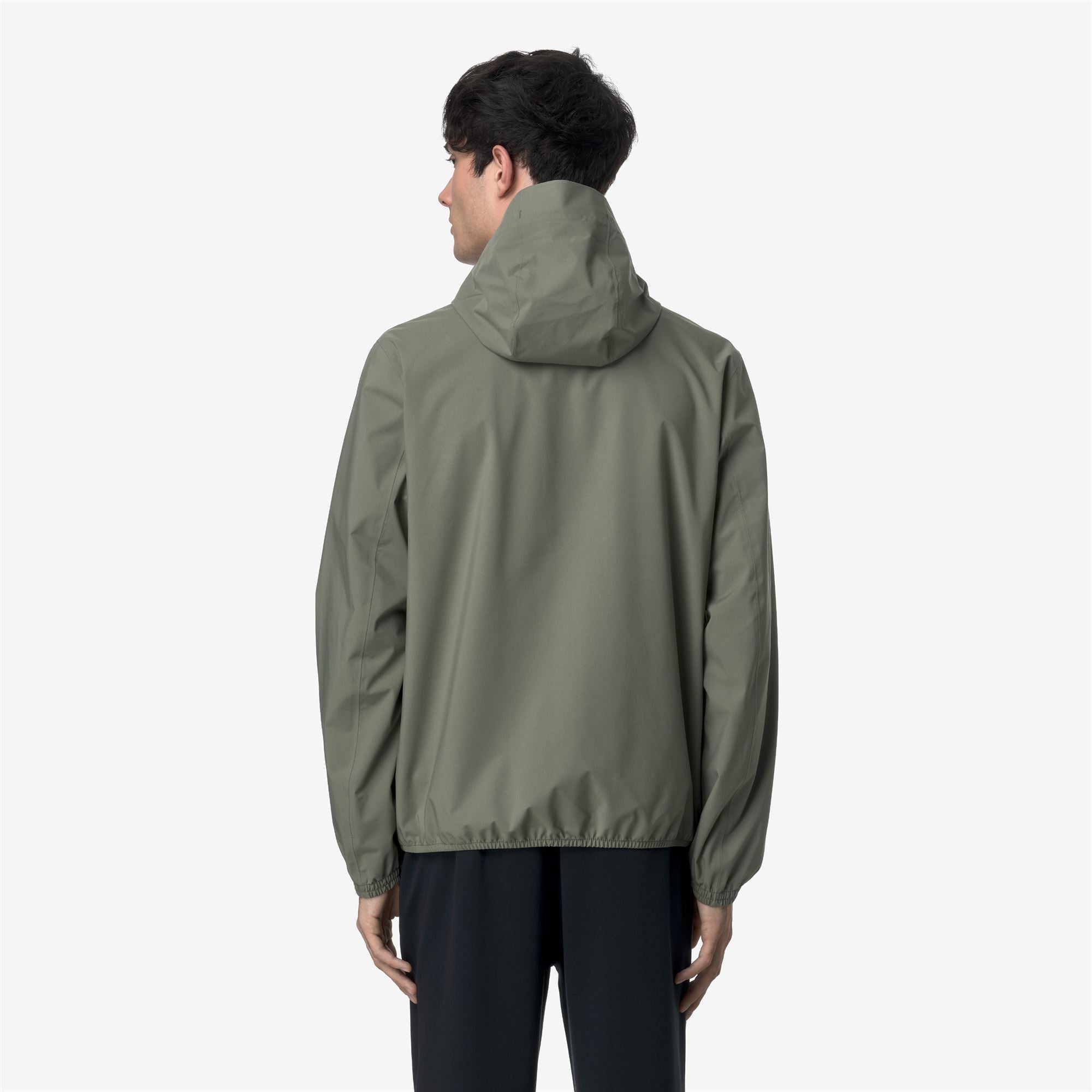 k-way-jack-stretch-dot-veste-court-homme-green-lichen image 3