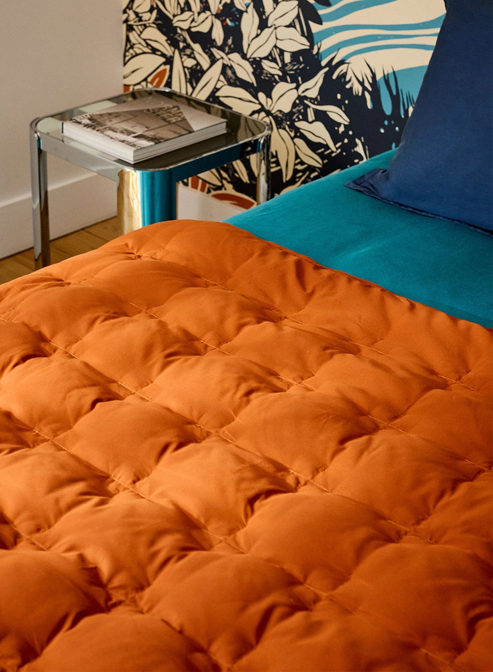 pyrenex-caresse-plaid-rouille-duvet-naturel image 2