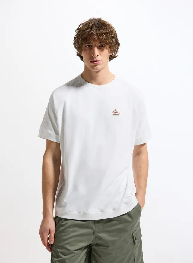 pyrenex-peak-t-shirt-unisexe-coton-bio-blanc image 1