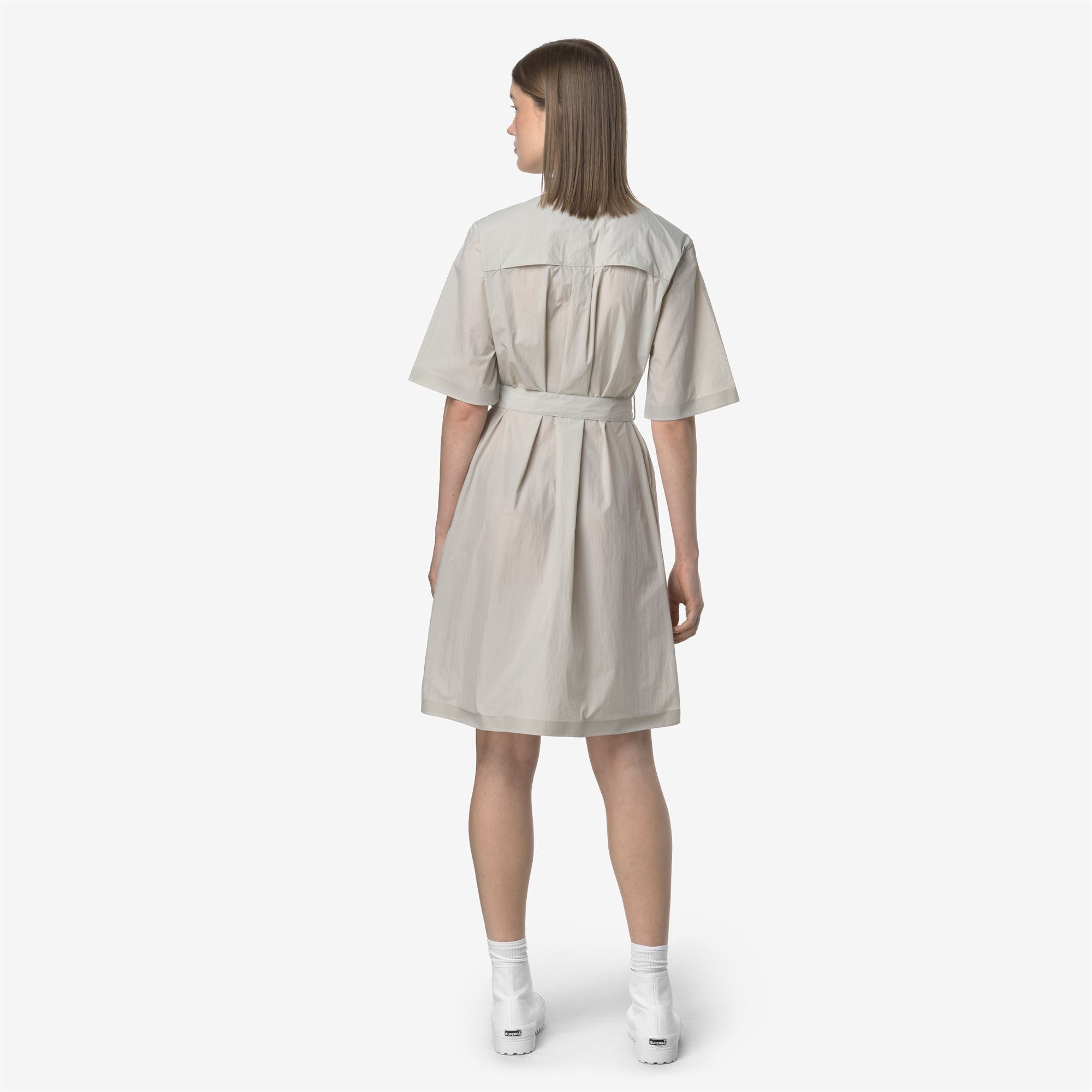 k-way-lizy-veste-3-4-femme-beige-lt image 3