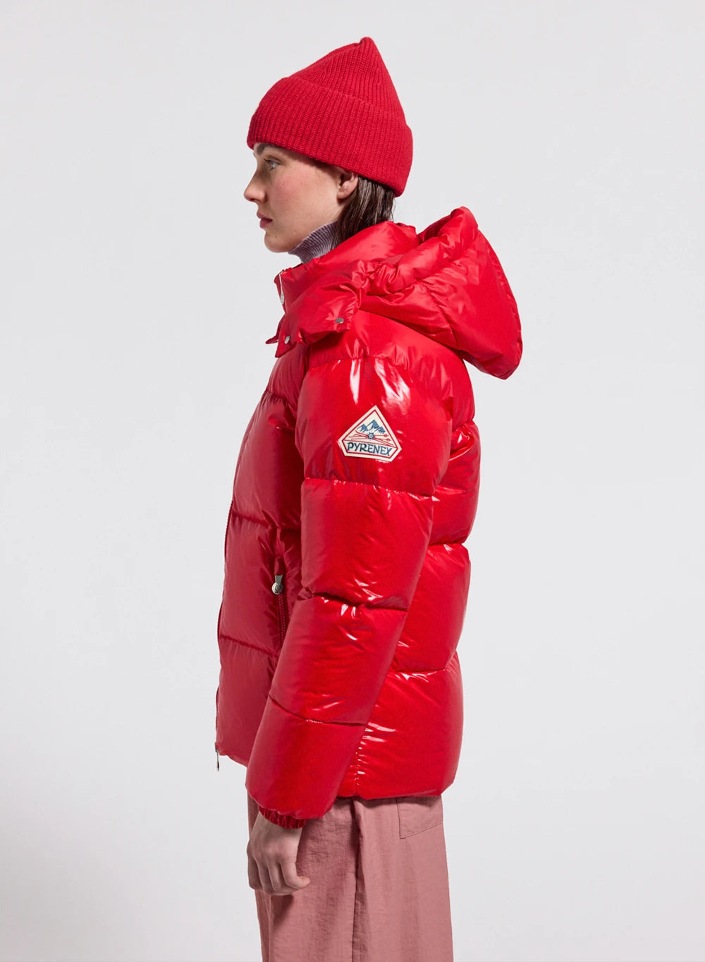 pyrenex-lively-doudoune-brillante-femme-rouge image 3